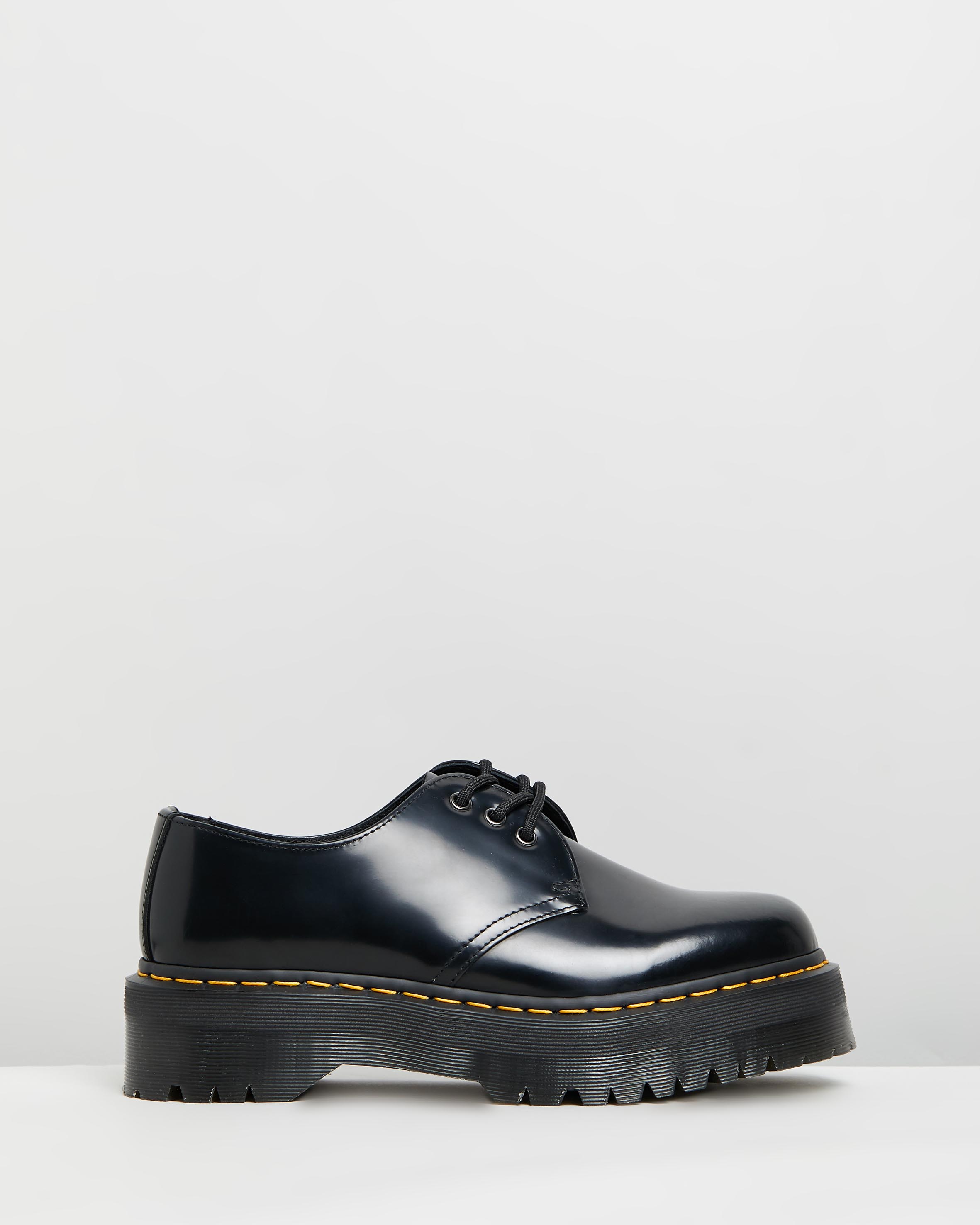 Unisex 1461 Quad Polished Smooth Shoes