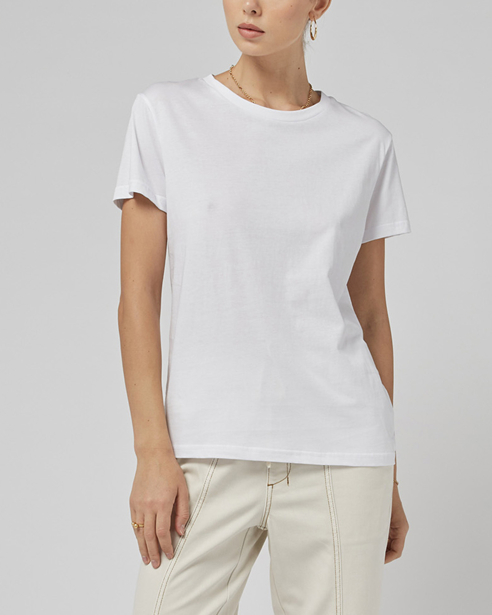 Clare White Tee