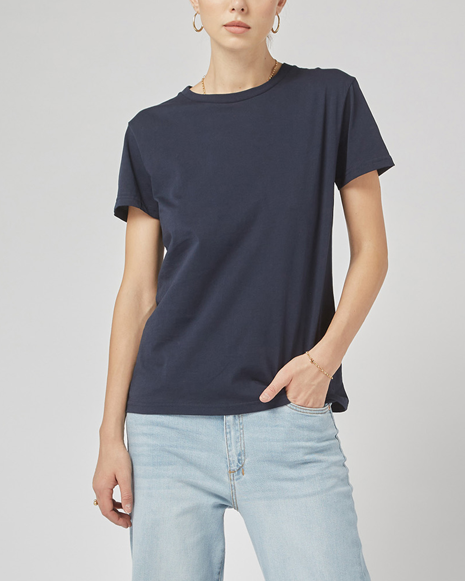 Clare Navy Tee
