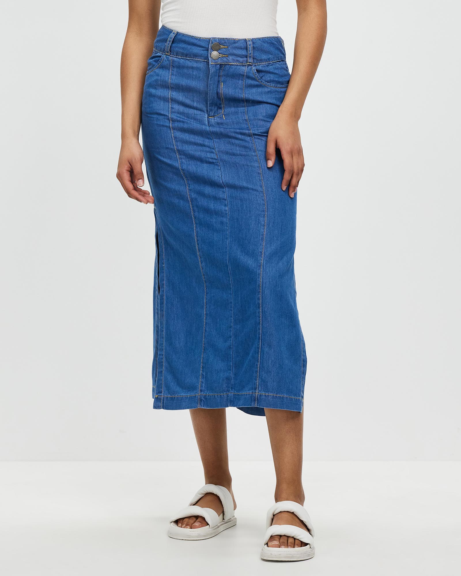 Mona Rodeo Tencel Skirt