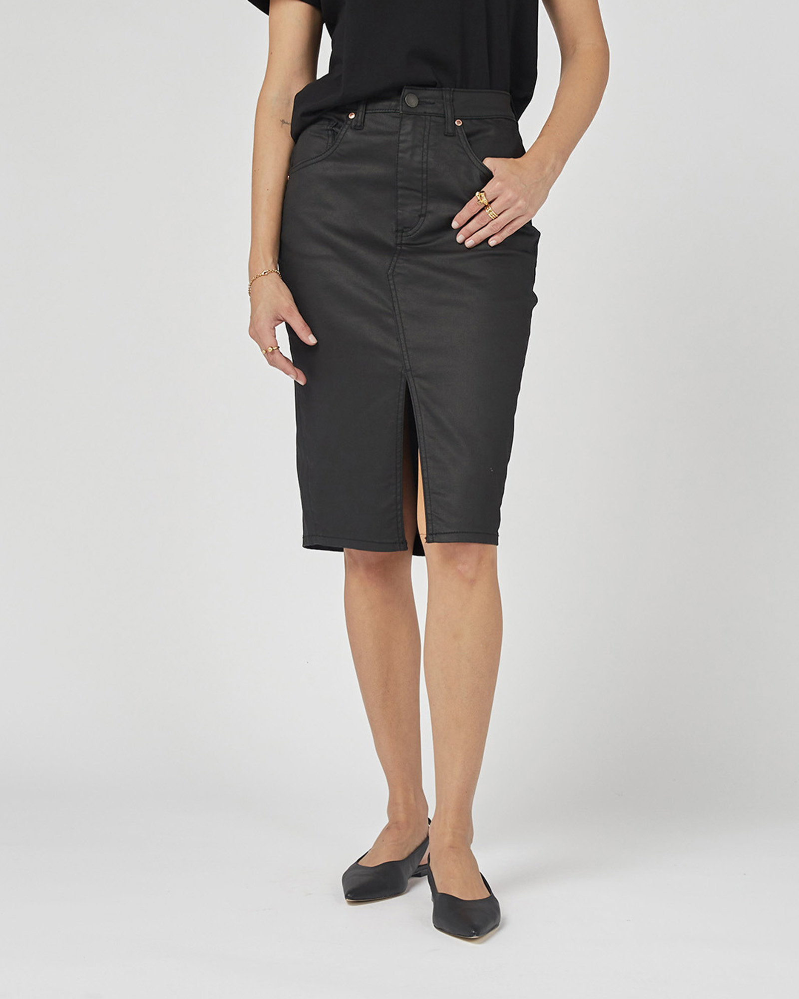 Coated Revival Skirt