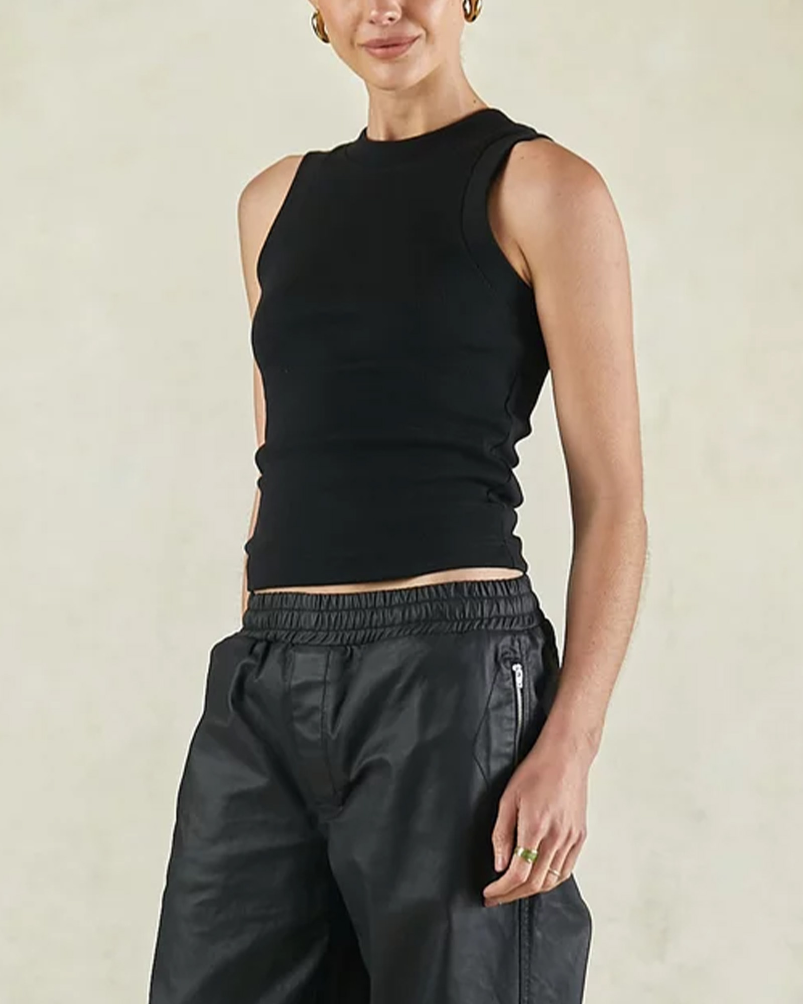 Joey Black Rib Tank