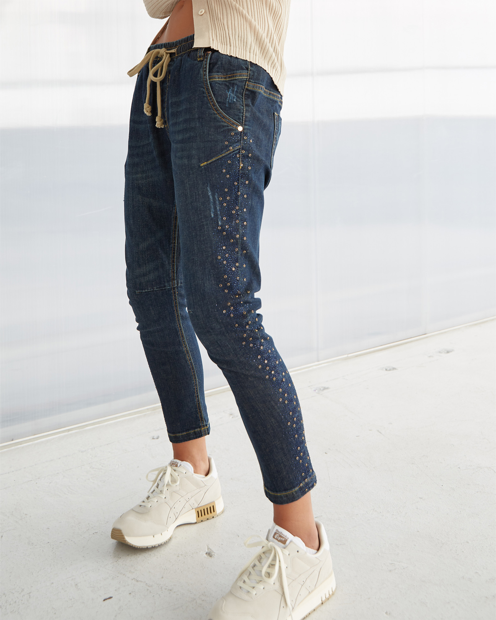 Active Swarovski Embellished Jeans