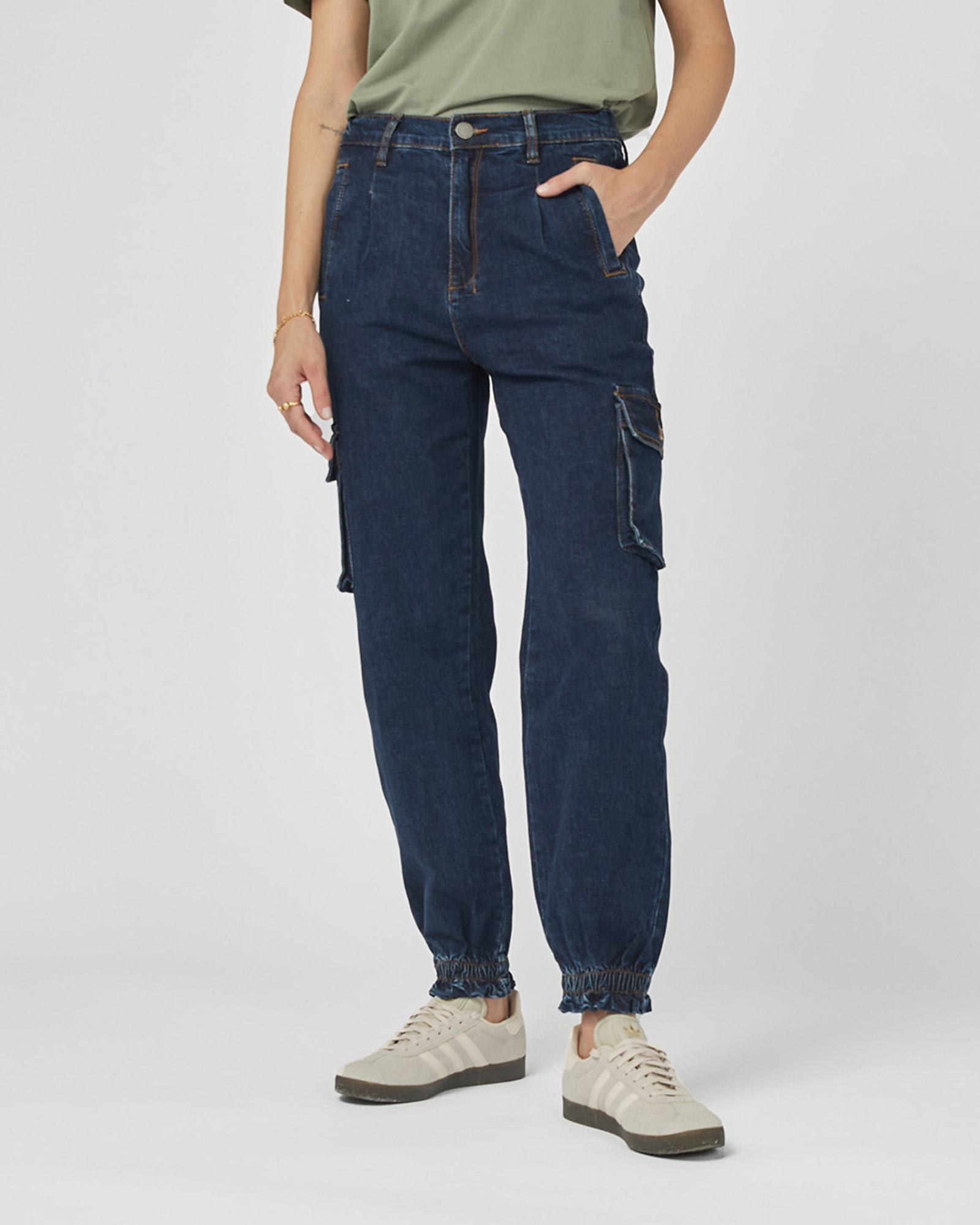 Mora Cargo Denim Pants