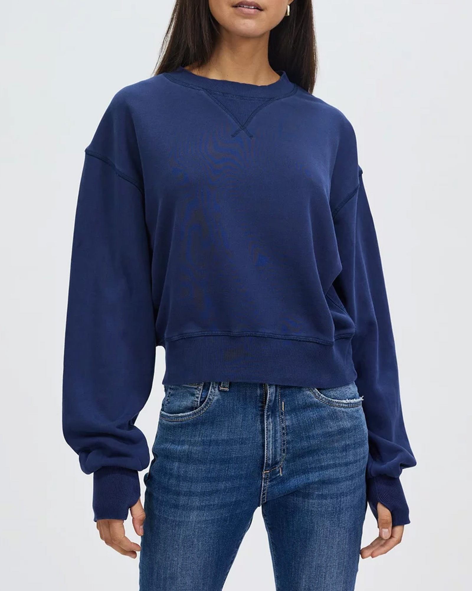 Gemma Navy Loose Sweats