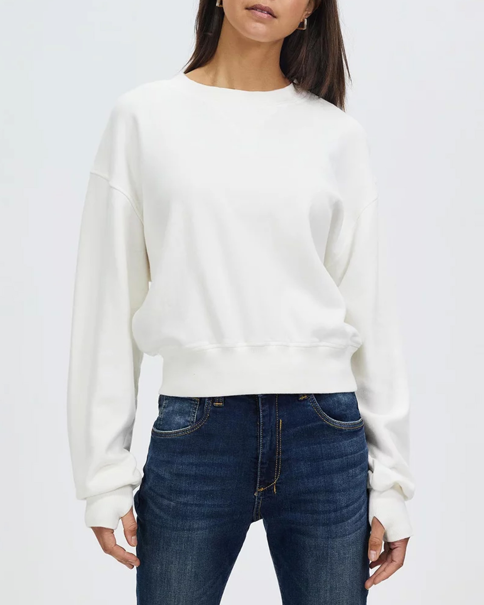 Gemma Ivory Loose Sweats