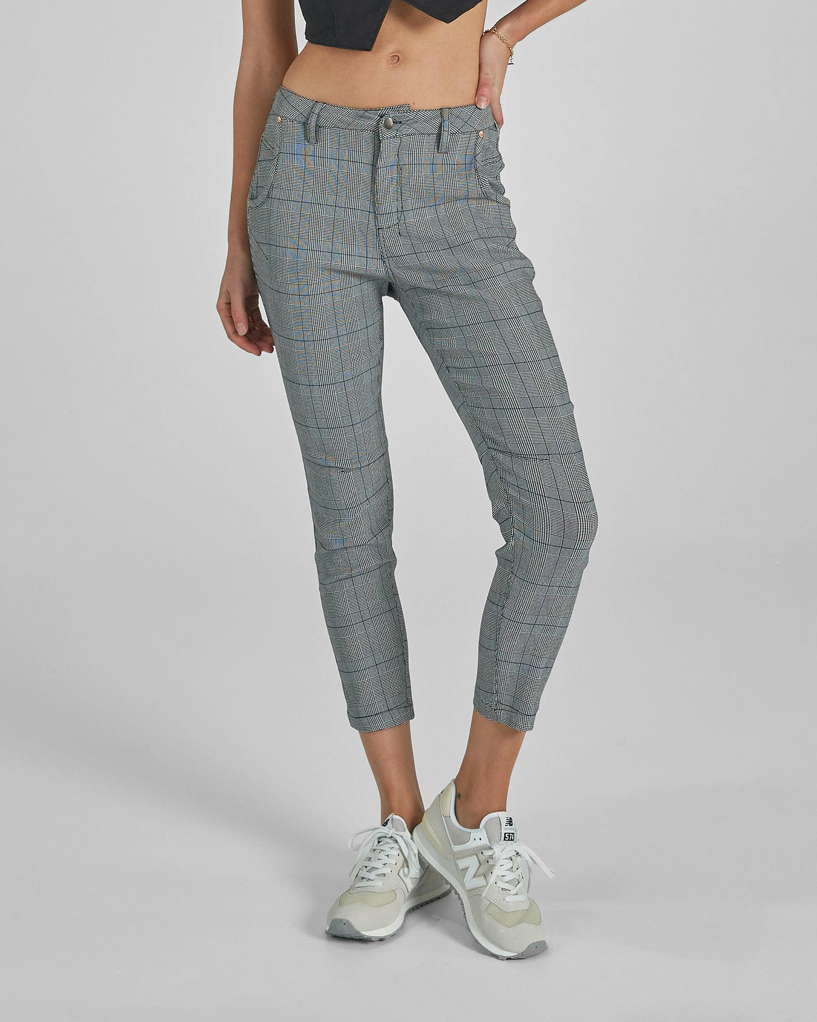 Miley Check Jeans