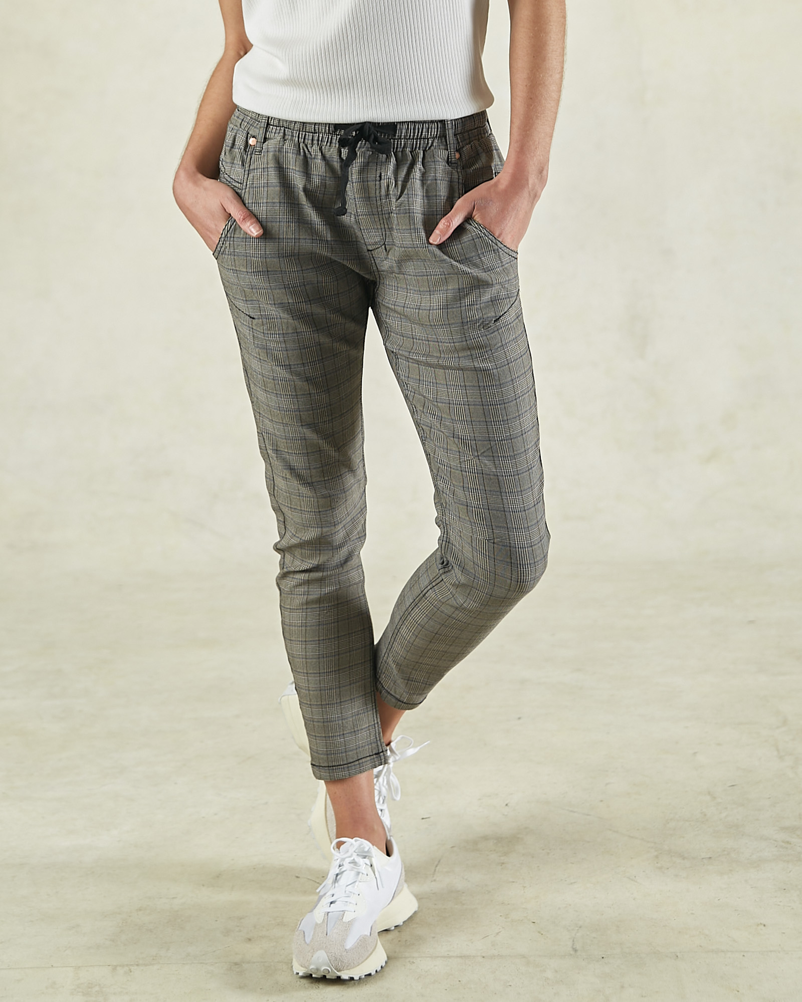 Active Vintage Cobalt Check Jeans