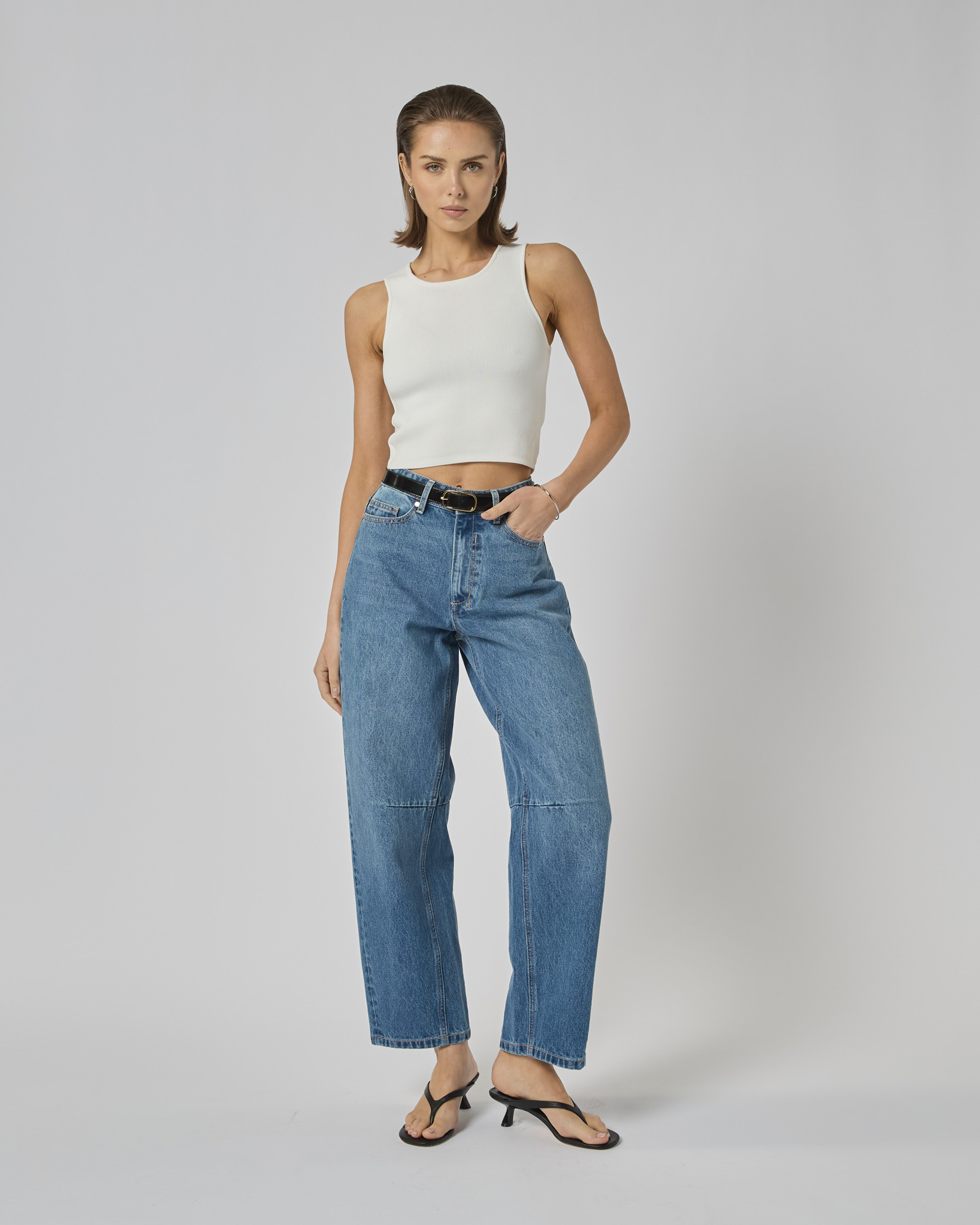 Zella Barrel Rodeo Jeans