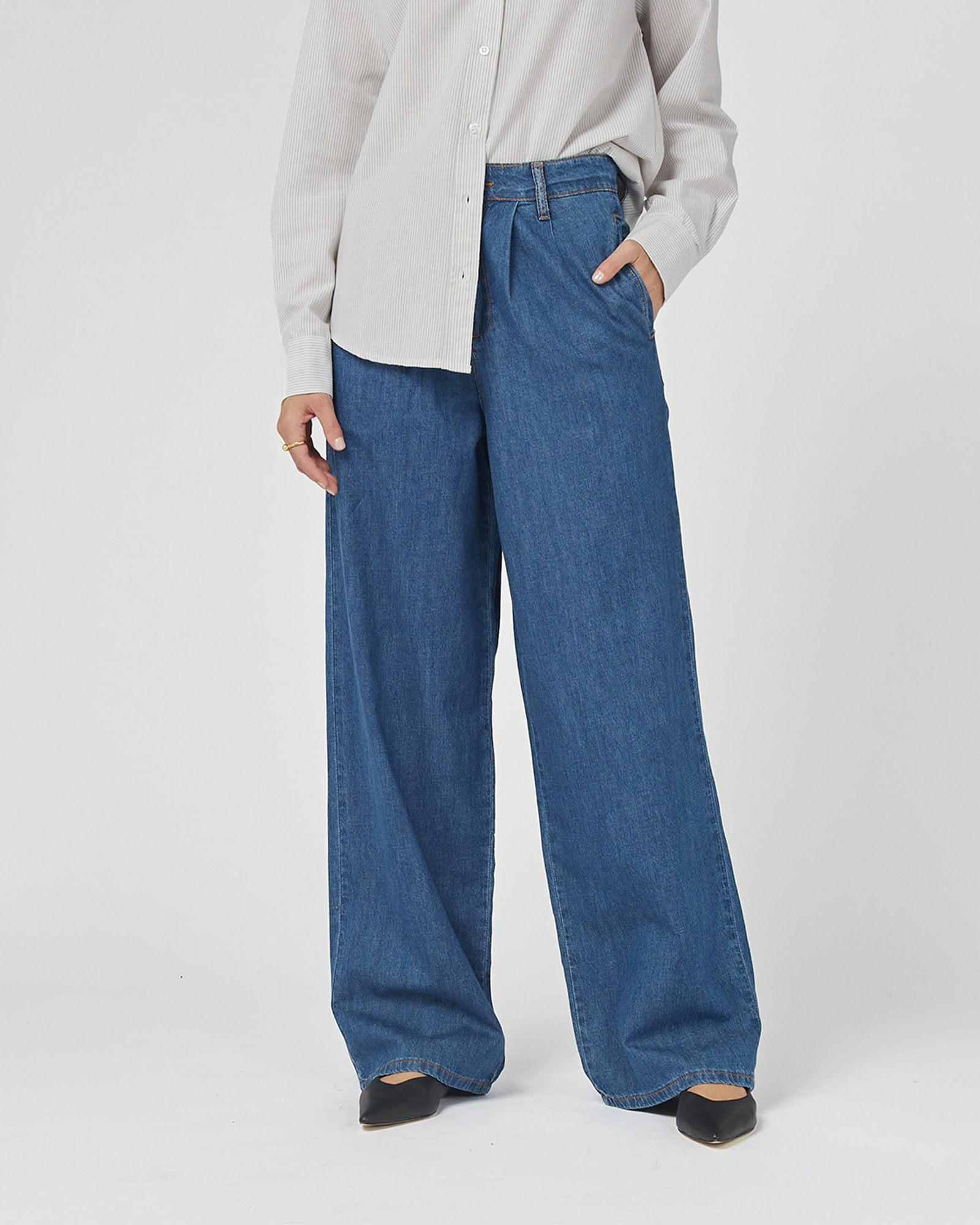 Camila Paris Blue Wide Leg Pants
