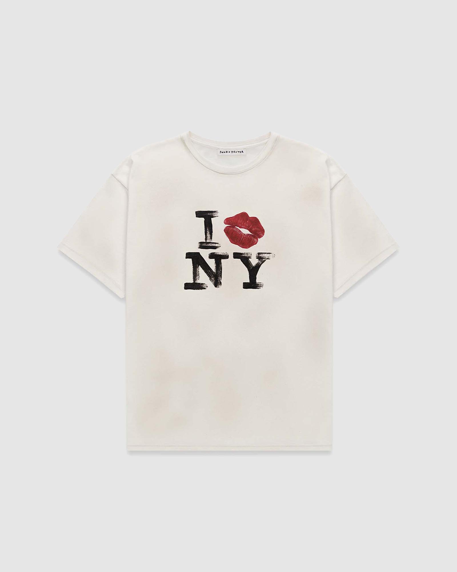 I Kiss NY Vintage White T-Shirt