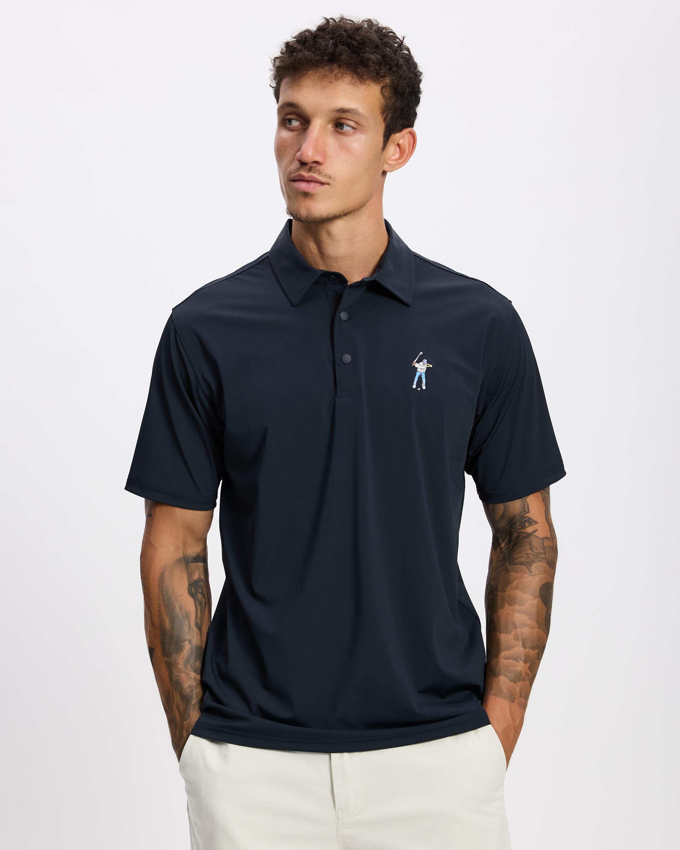 Snap Placket Polo