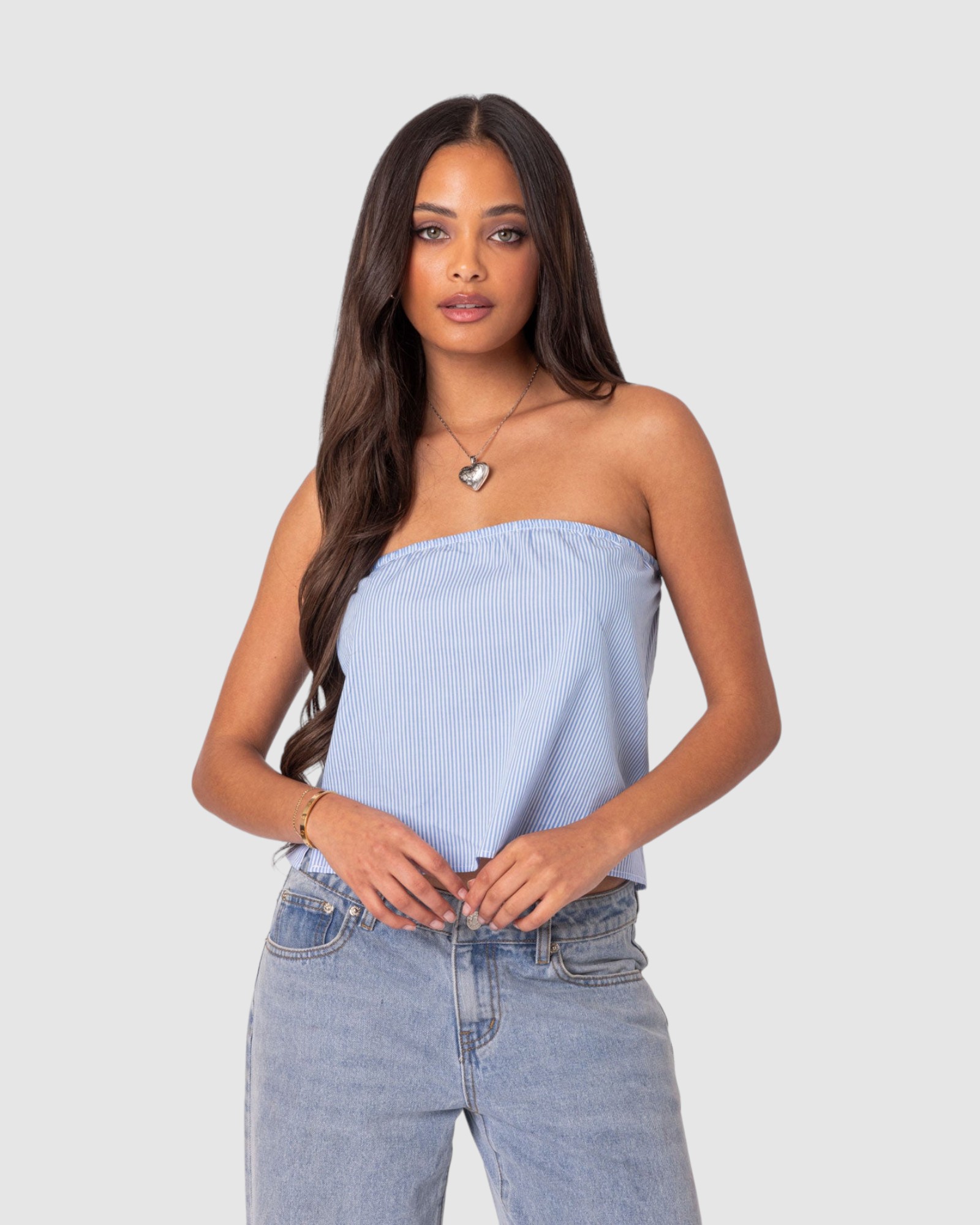 Toby Striped Tube Top