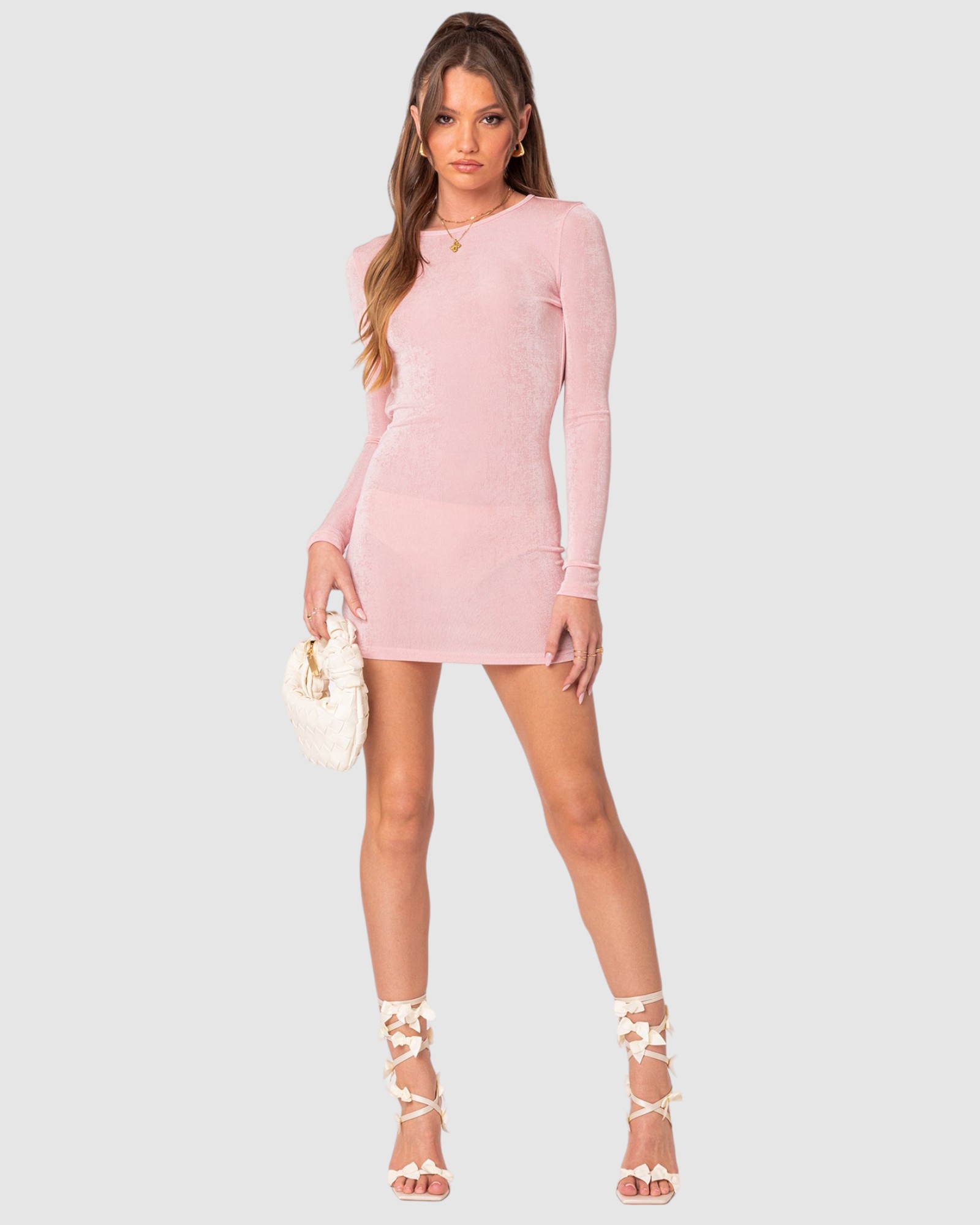Alaric Open Back Mini Dress