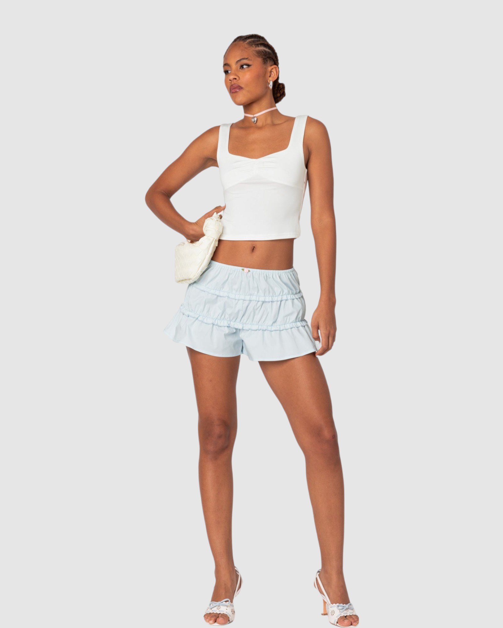 Kalila Tiered Ruffle Shorts