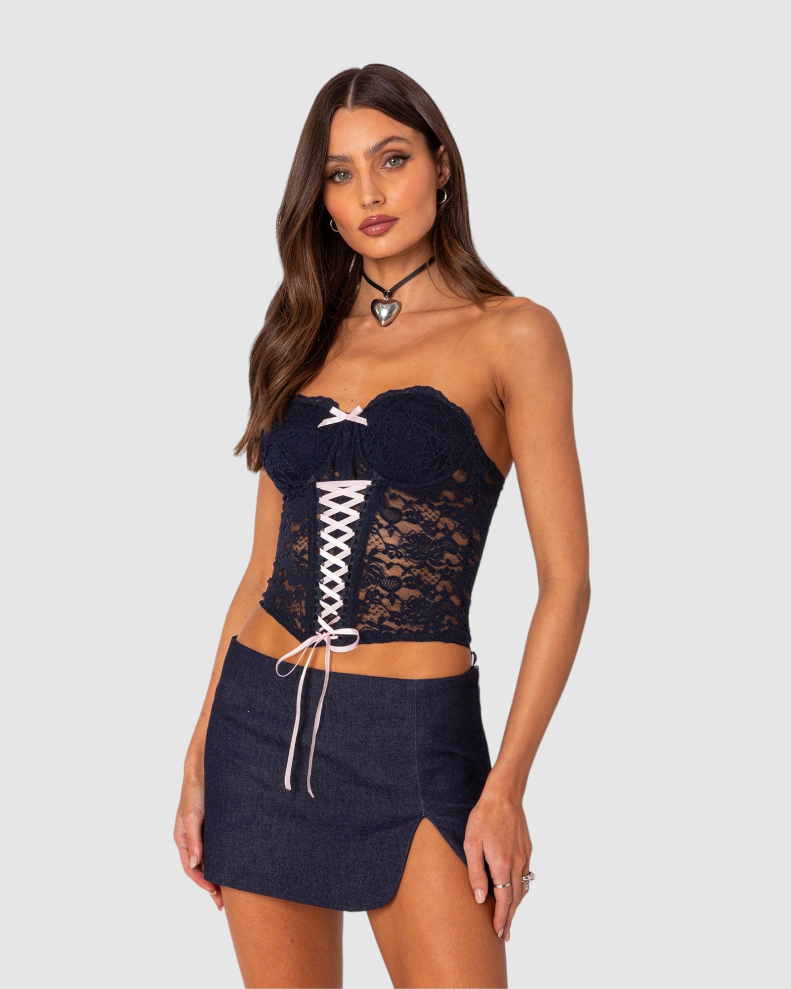 Cinch Sheer Lace Corset