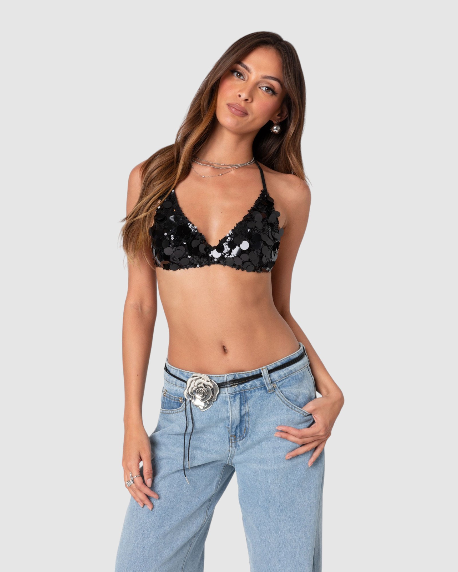 Sabina Sequin Bralette