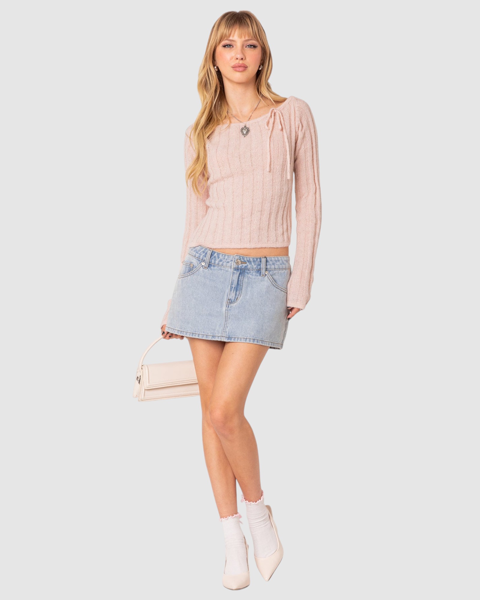 Emmy Open Back Knit Top