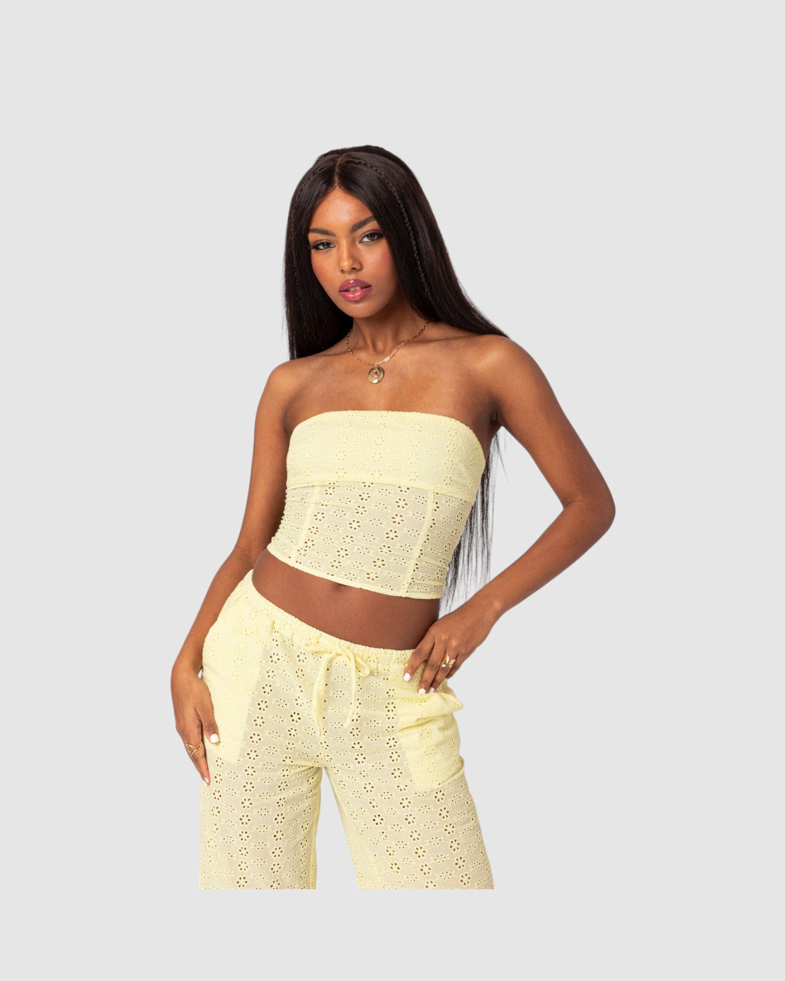 Lemon Lacey Cotton Corset