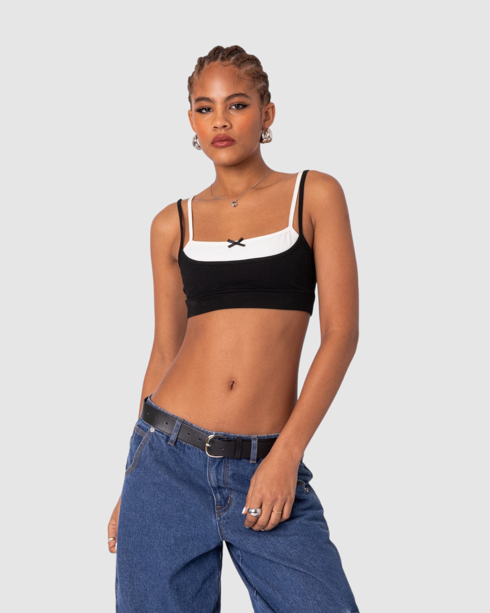 Gracie layered bra top