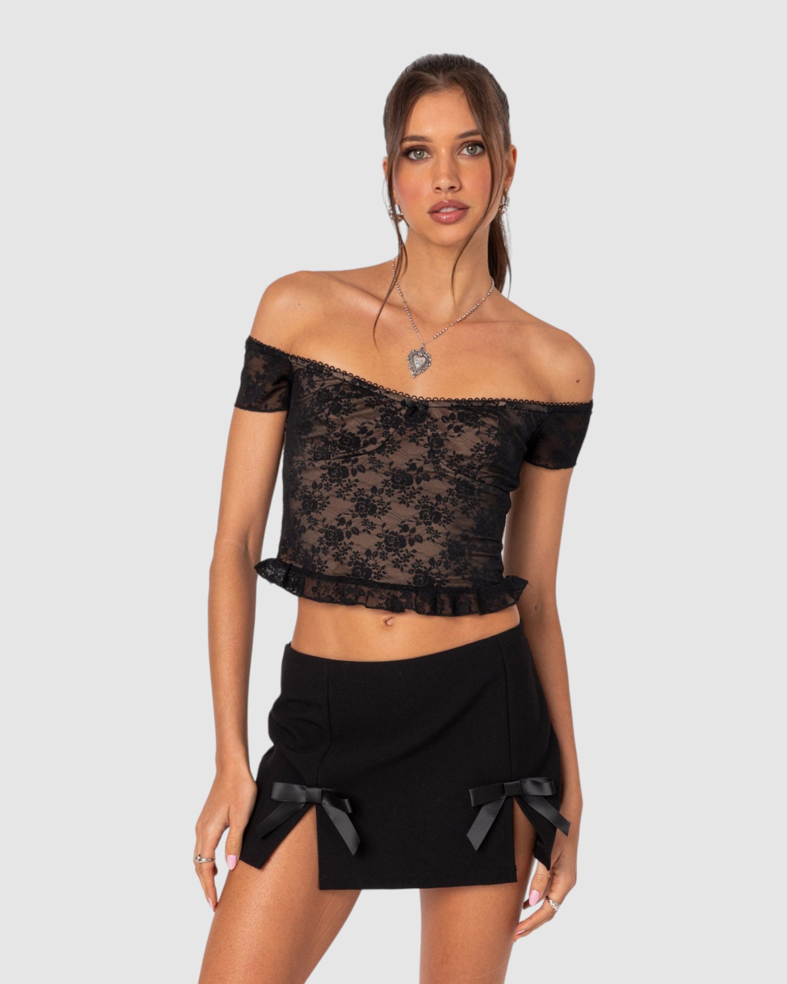 Addie Off Shoulder Lace Top