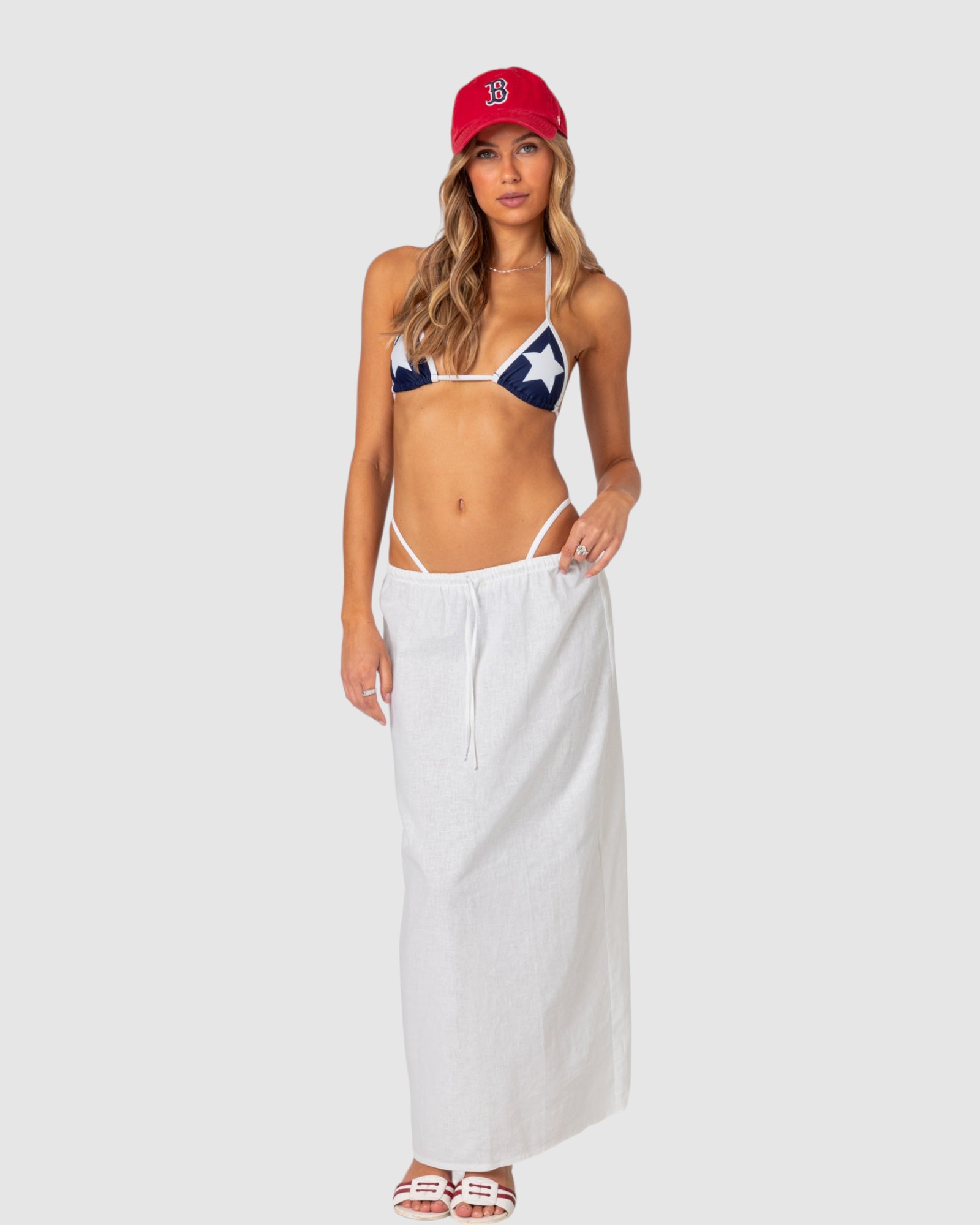 Rayla Linen Look Maxi Skirt