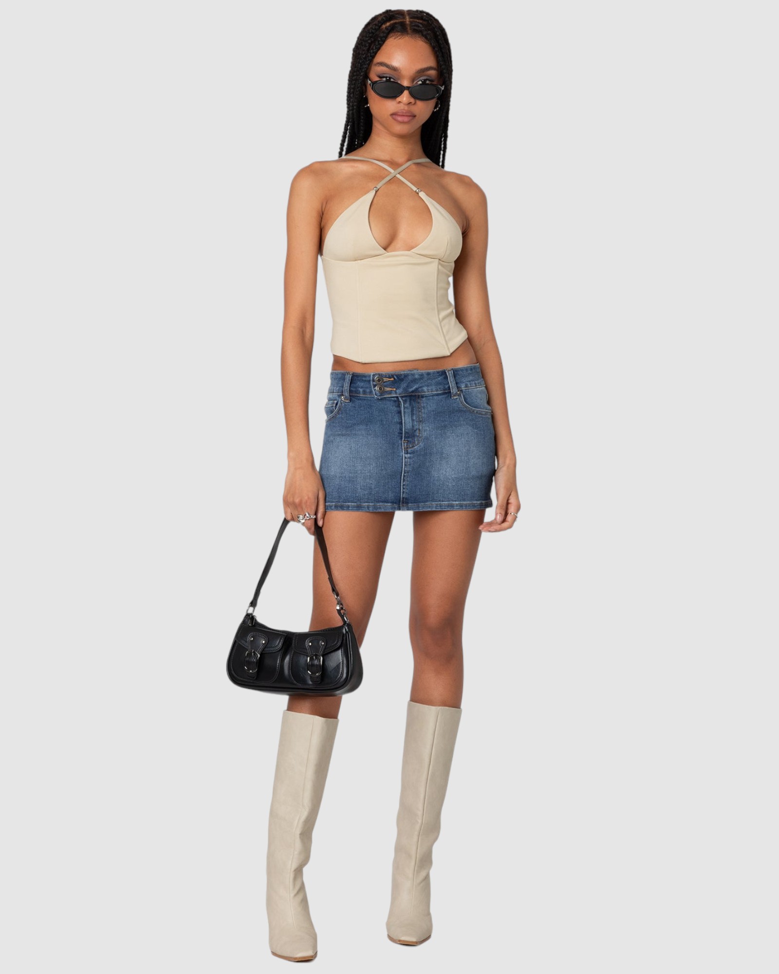 Lou Crossover Beaded Corset
