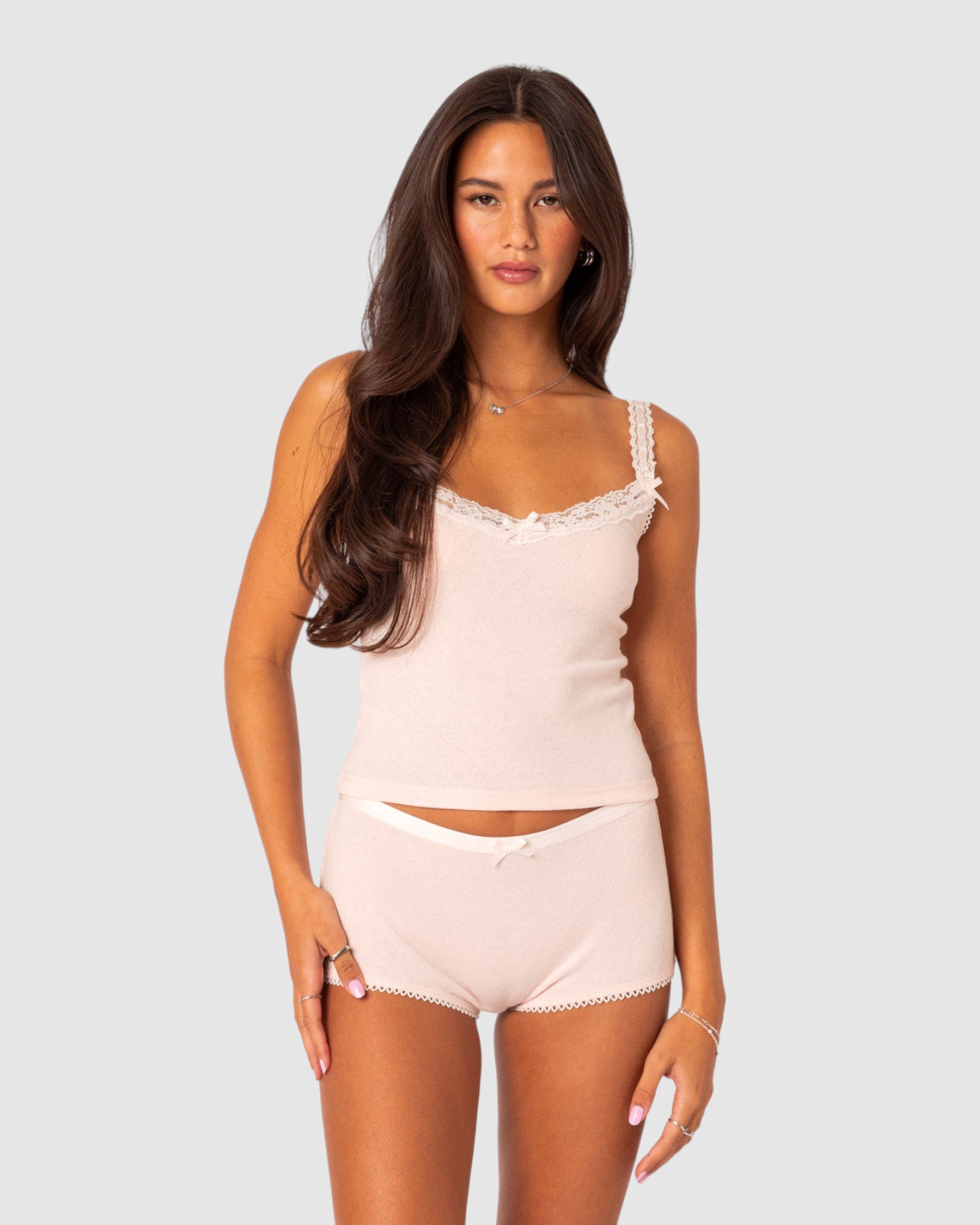 Mariana Pointelle Tank Top
