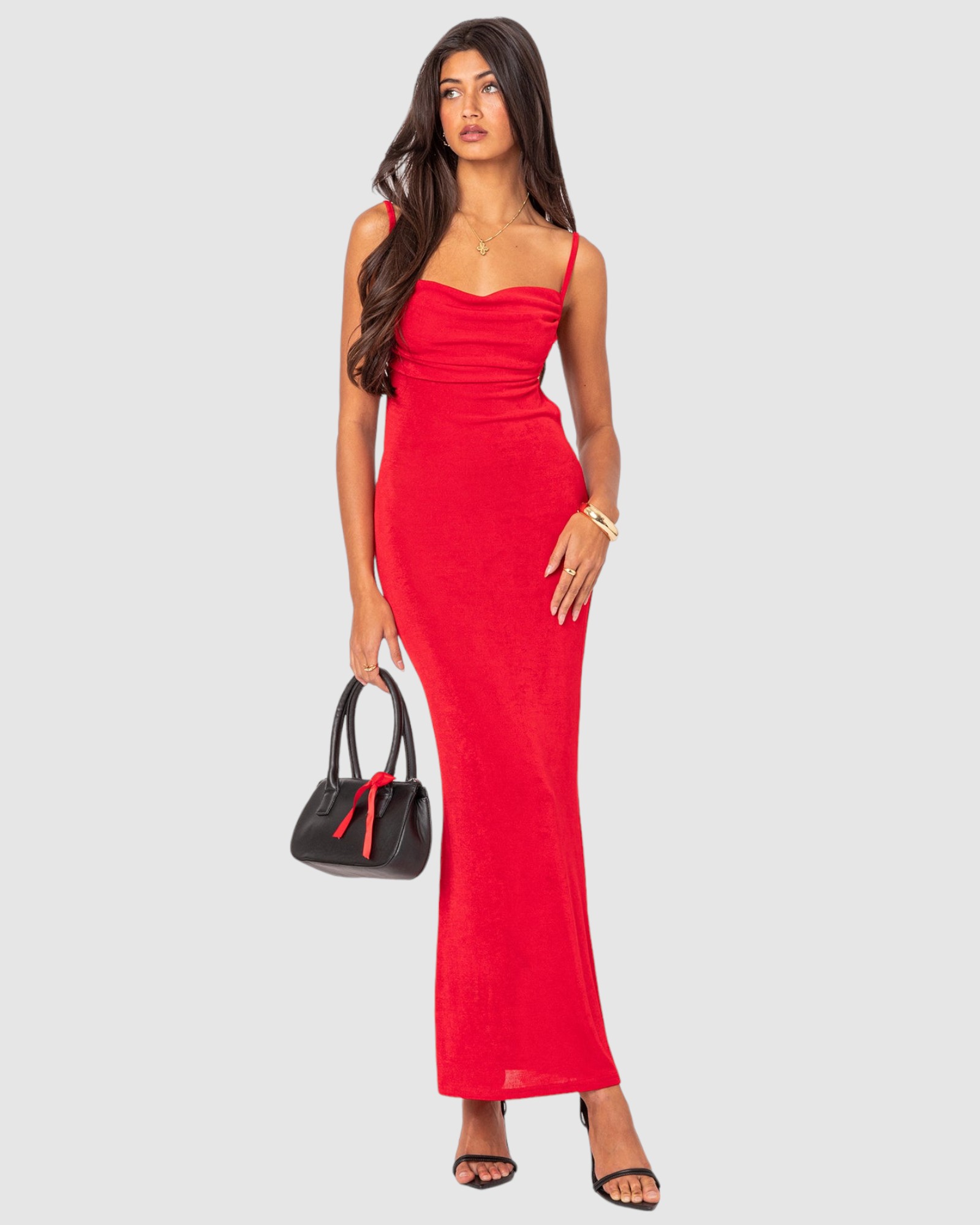 Clea Open Back Maxi Dress