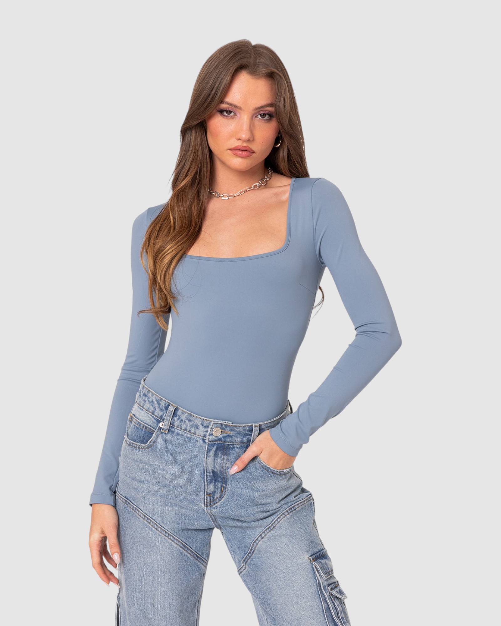 Joanna Square Neck Bodysuit