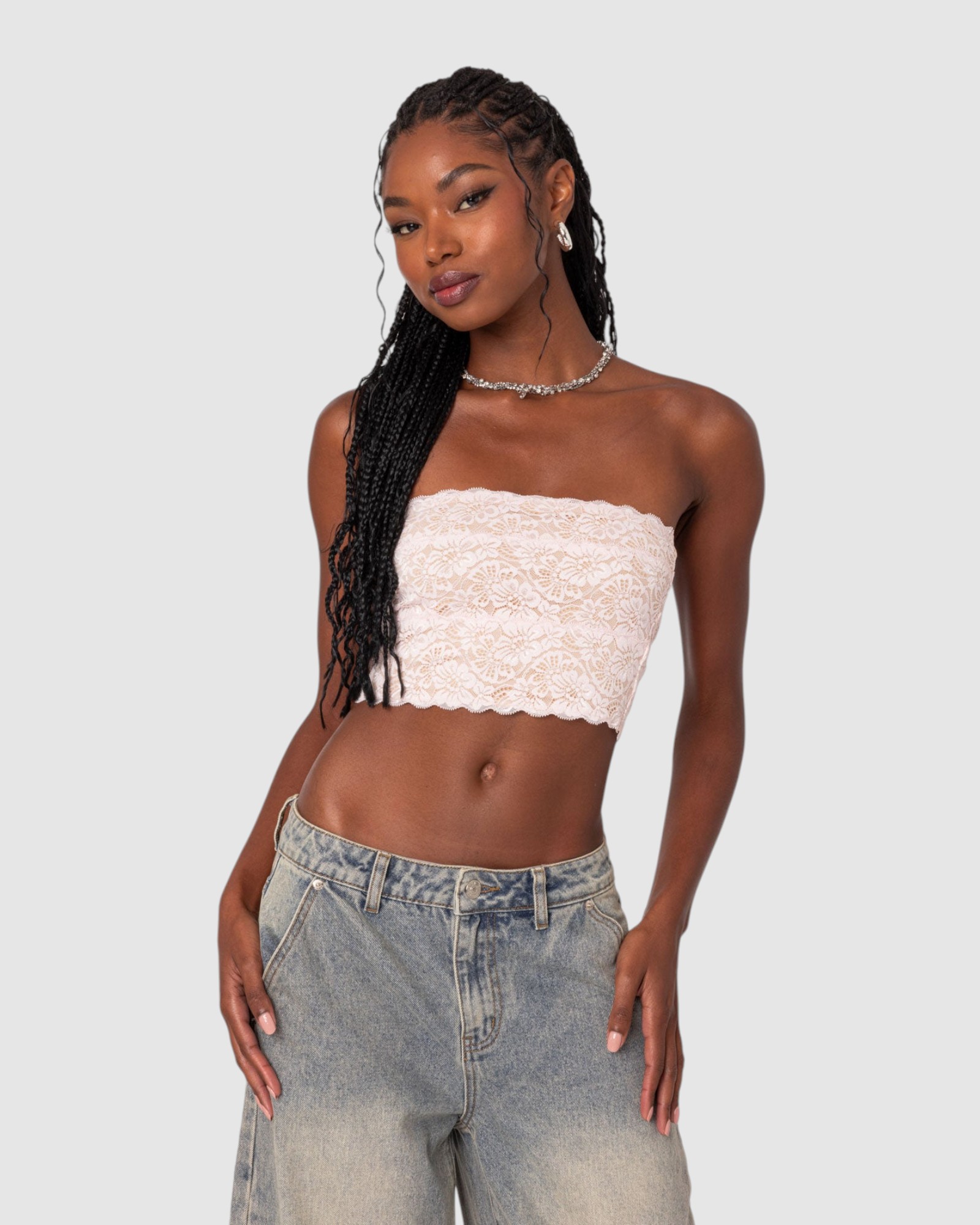 Nadine Lace Tube Top