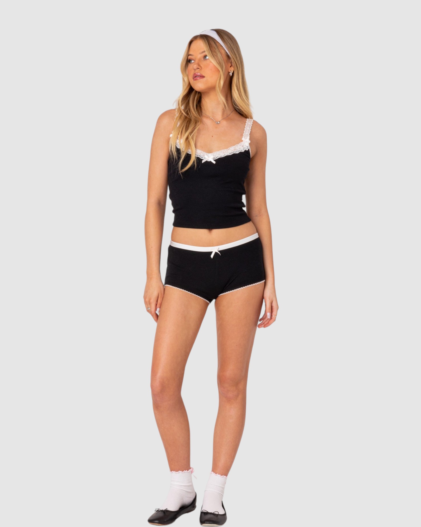 Mariana Pointelle Micro Shorts