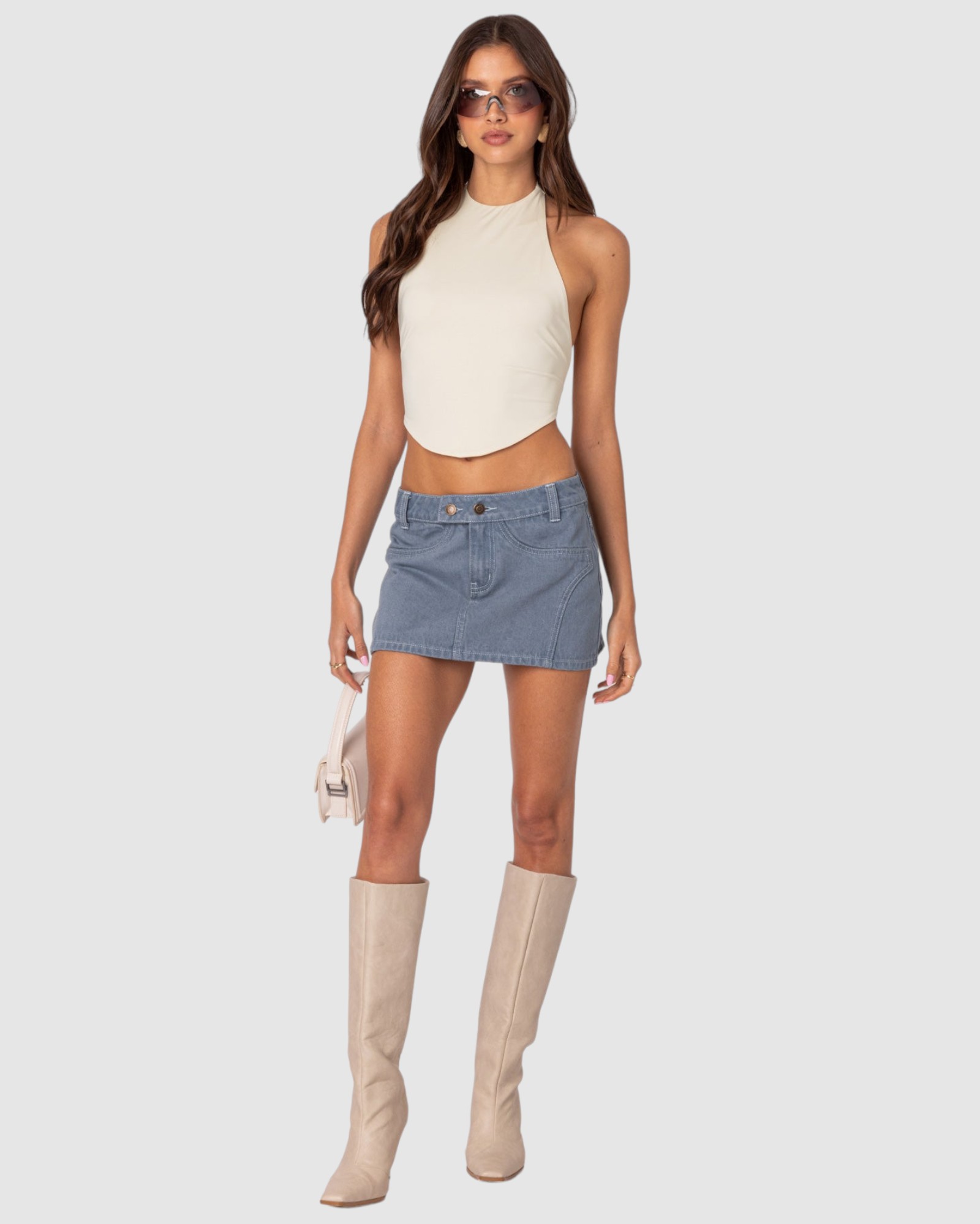 Louisa Denim Mini Skirt