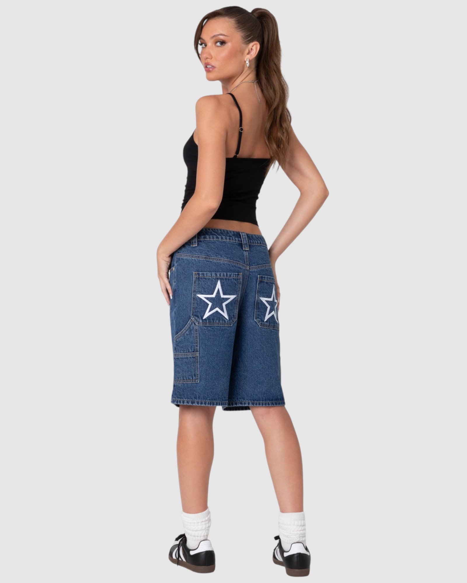 Stargirl Denim Bermuda Shorts