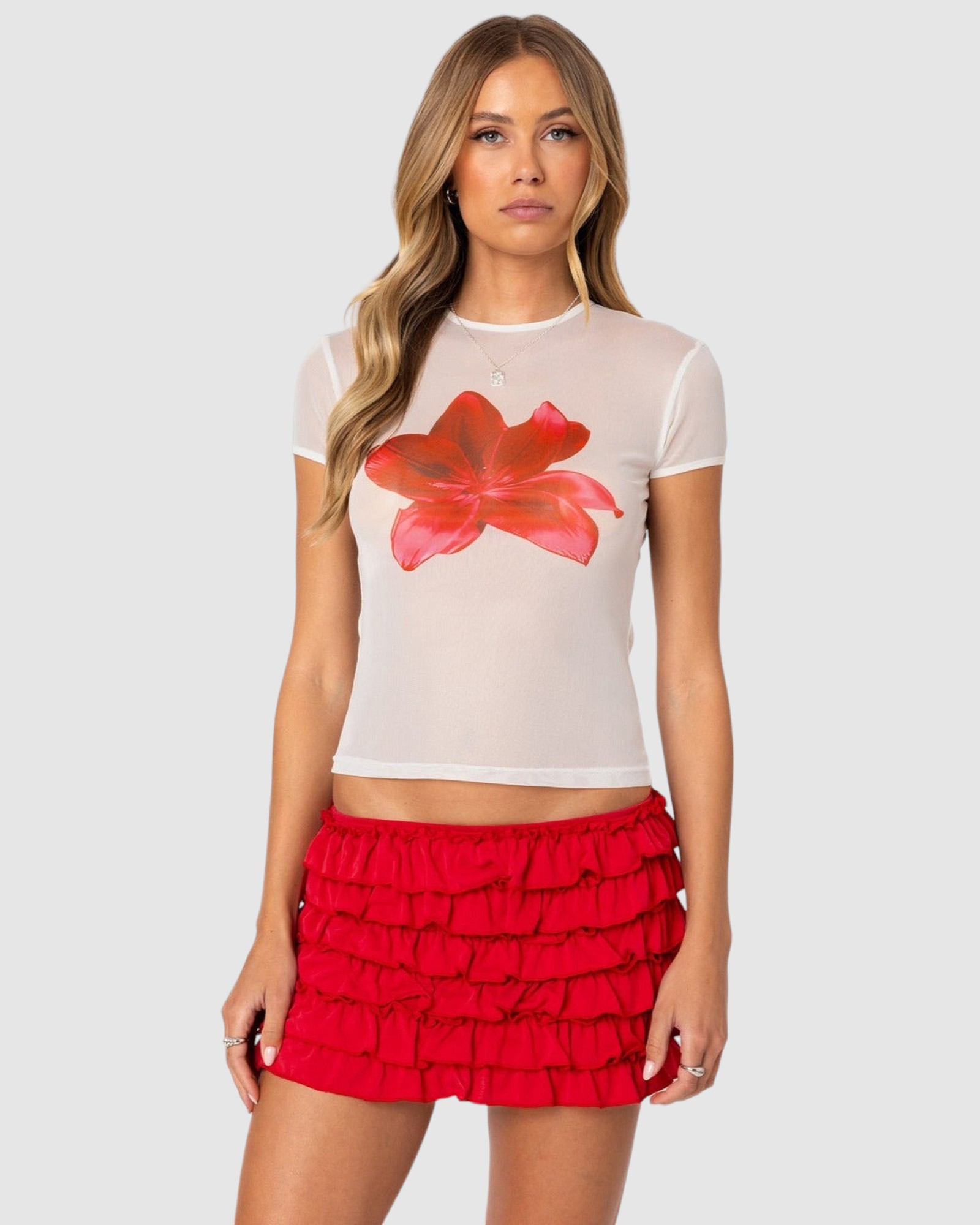 Aloha Sheer Mesh T Shirt