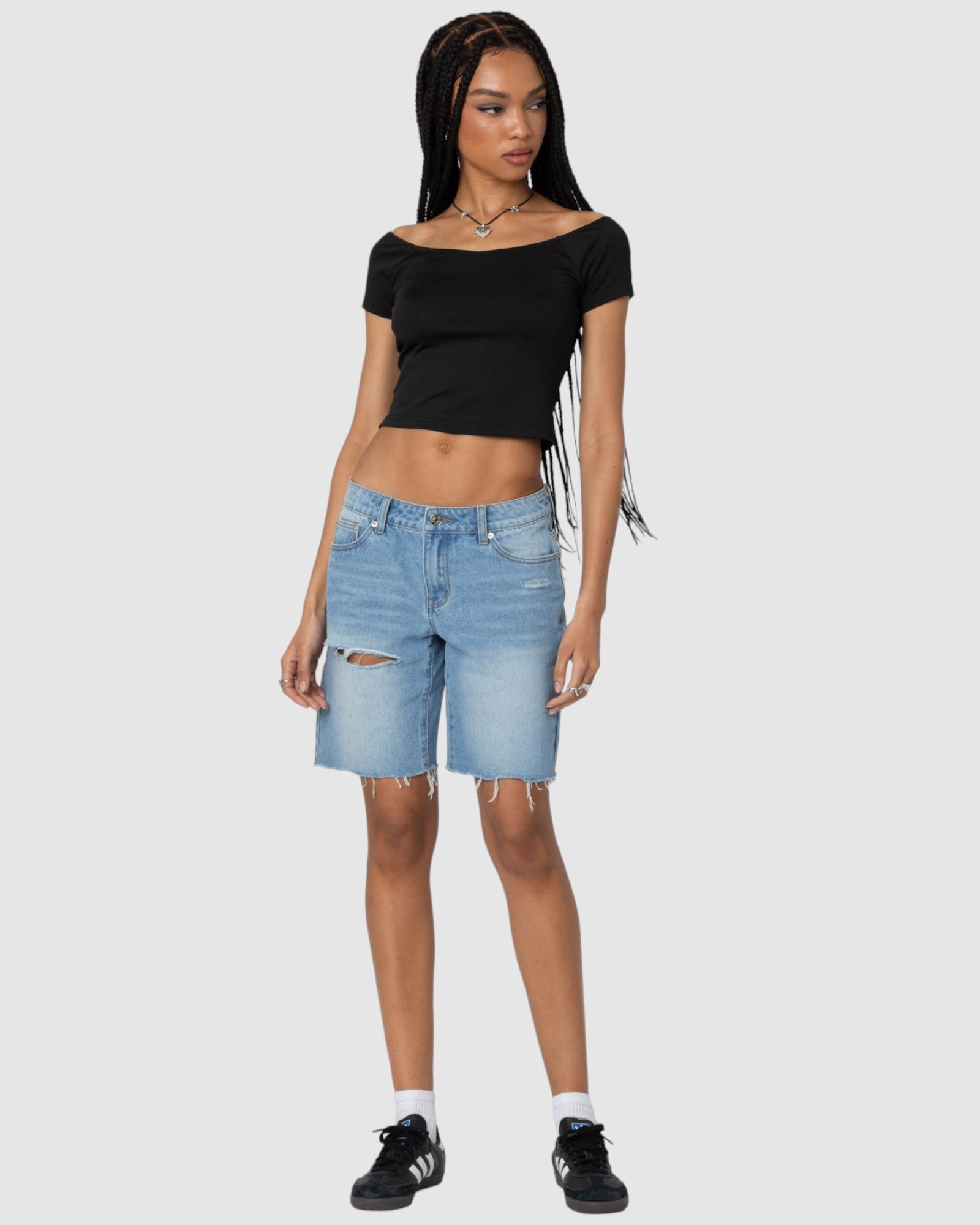 Riptide Denim Bermuda Shorts