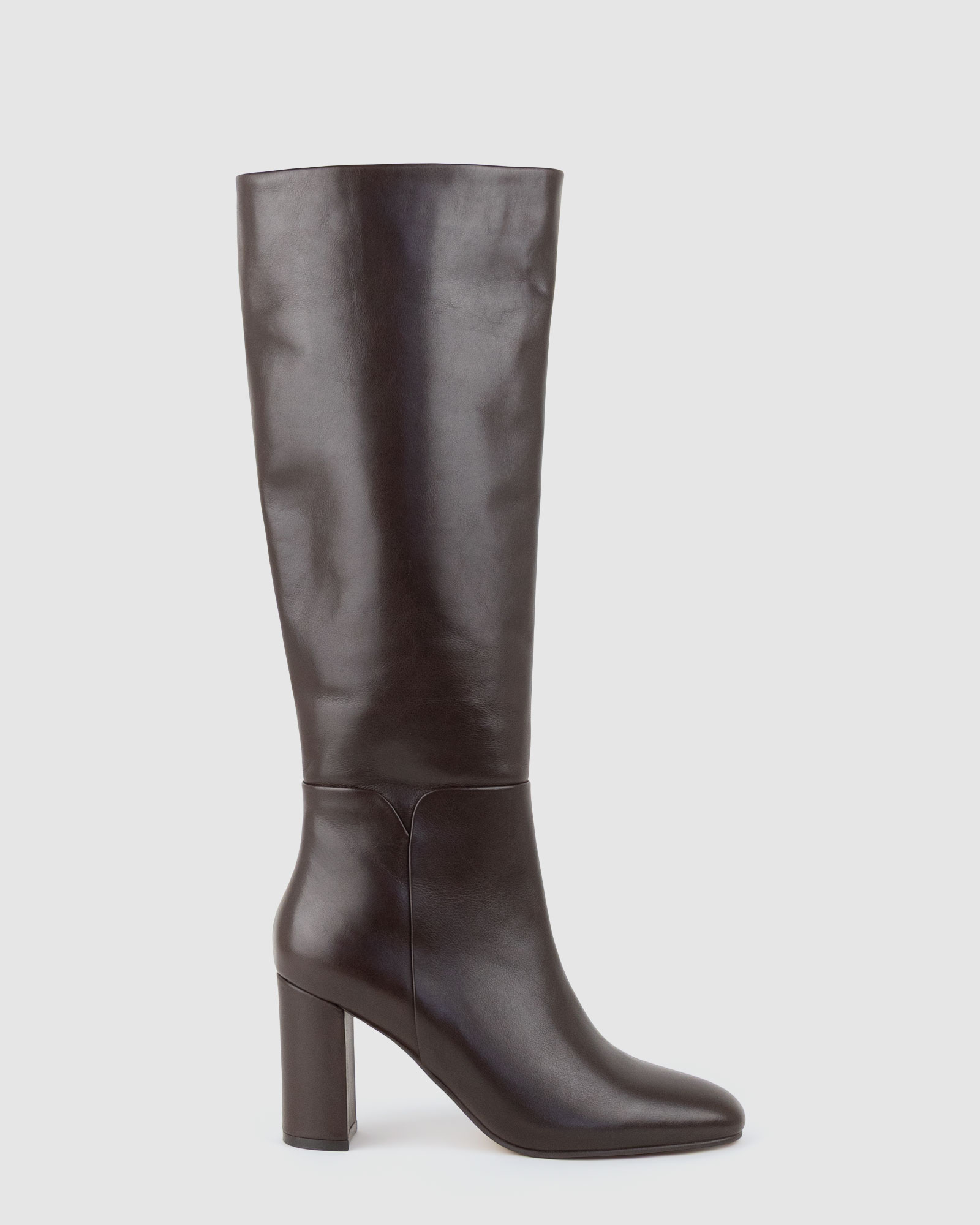 VANDIA85 Block Heel Knee High Boot