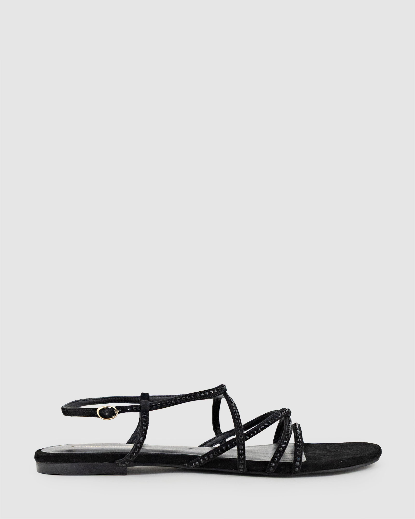SAMILLE Strappy Crystal Sandal