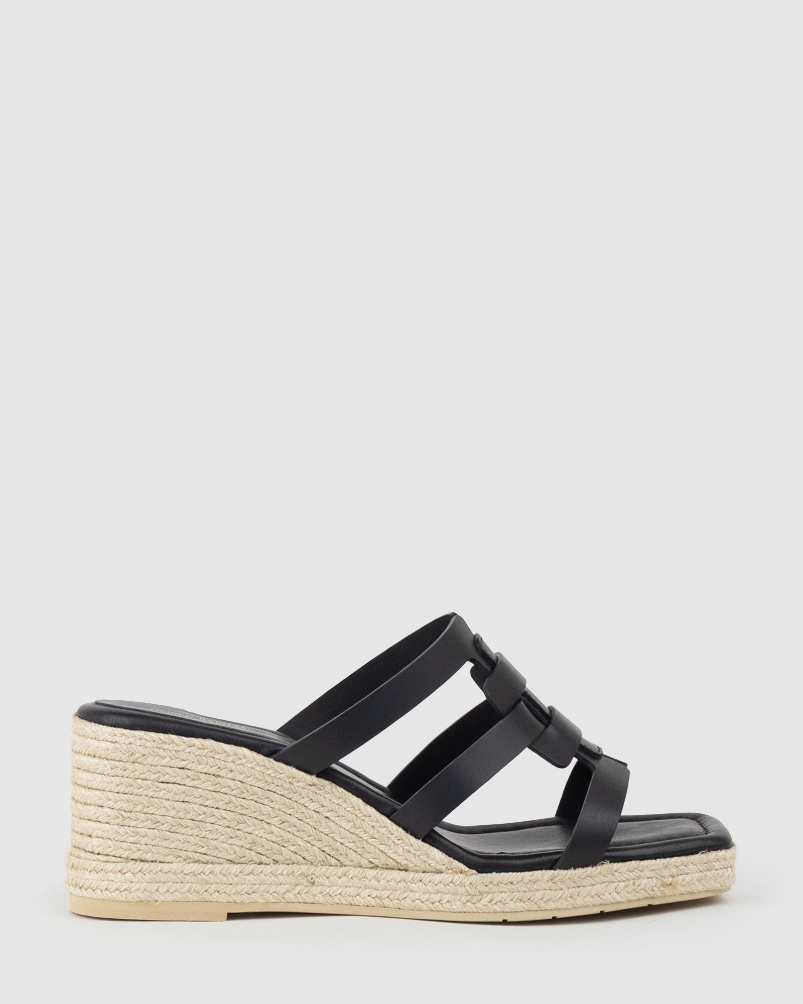 MADERE Square Toe Slide Espadrille