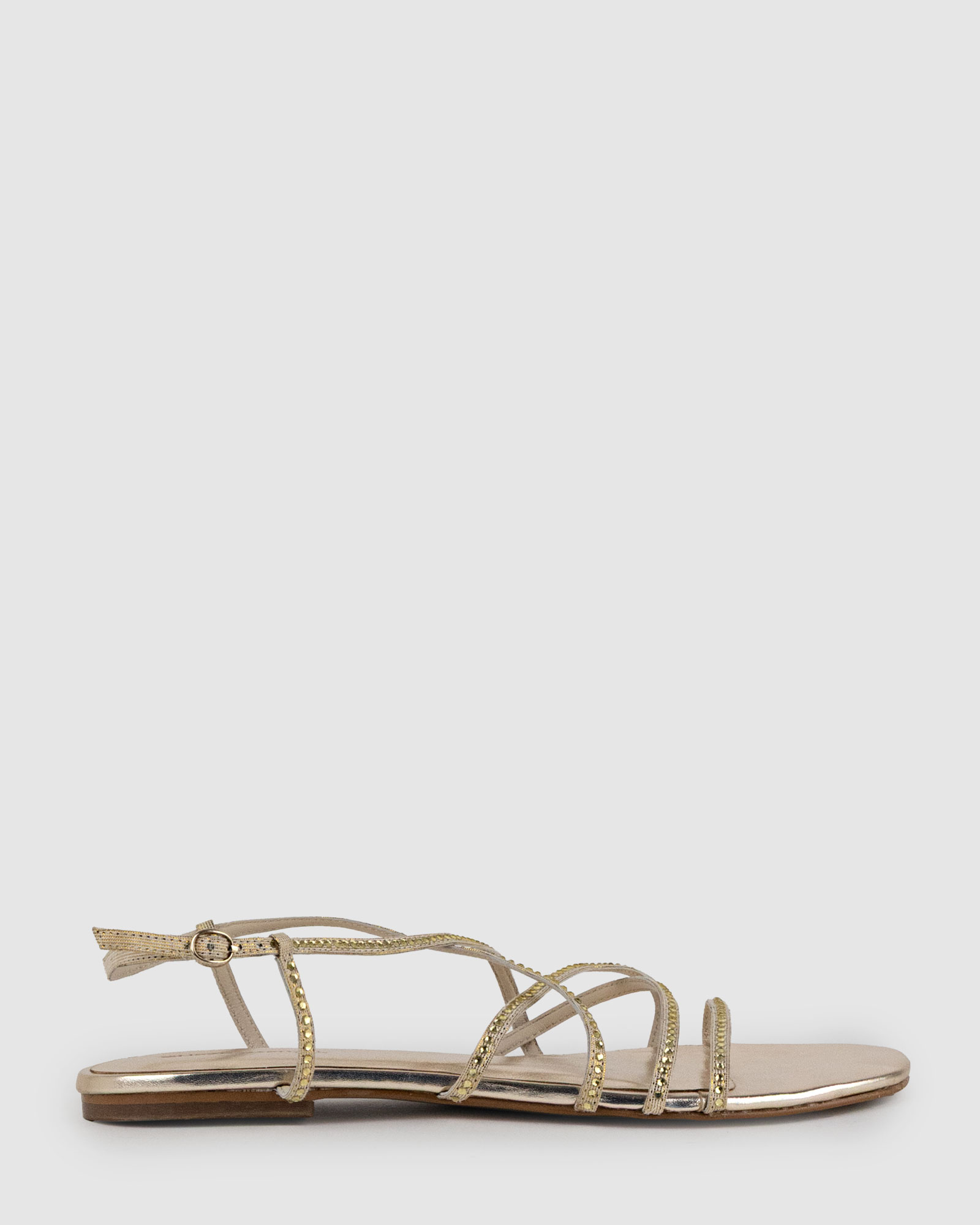 SAMILLE Strappy Crystal Sandal
