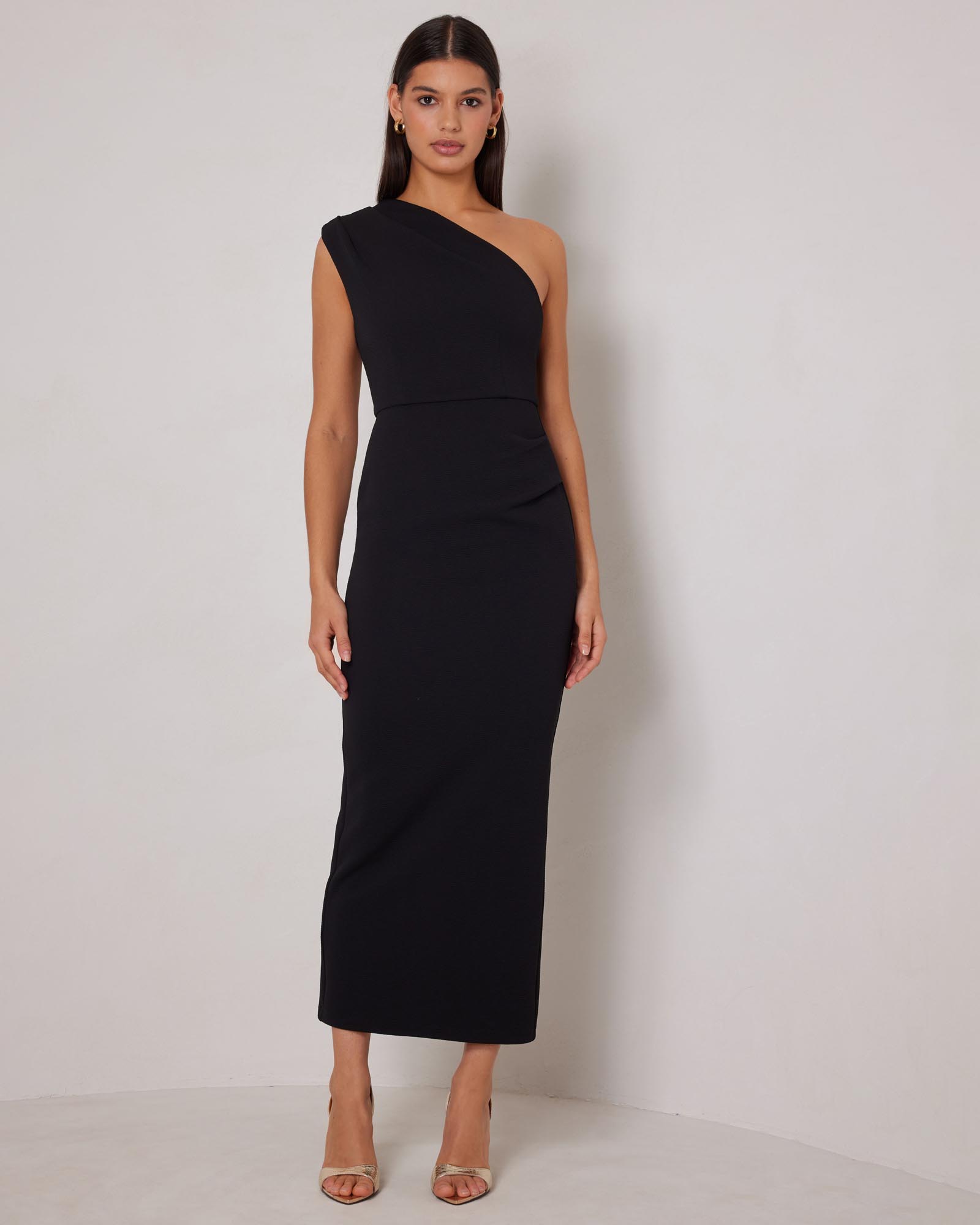 Harley One Shoulder Midi Dress