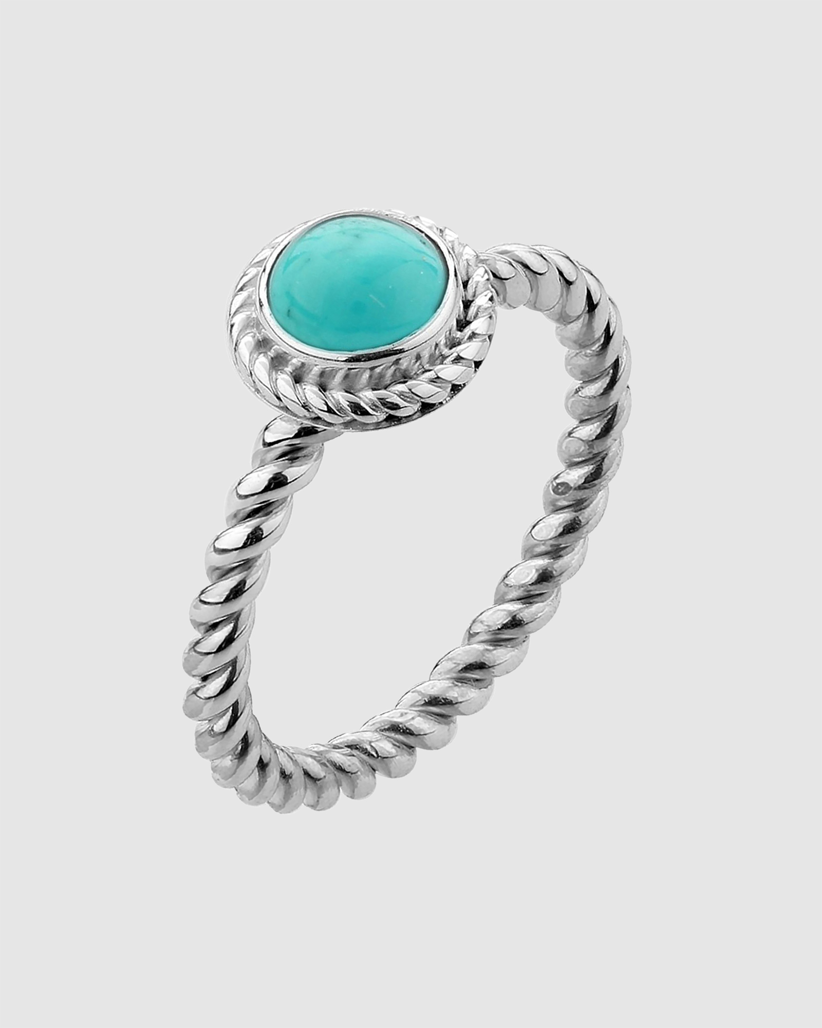 Ring Howlite Birthstone December 925 Sterling Silver