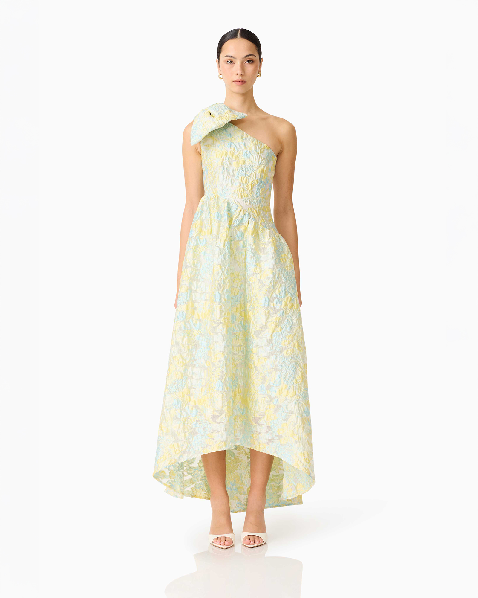Penelope Asymmetrical Hi-Lo Gown
