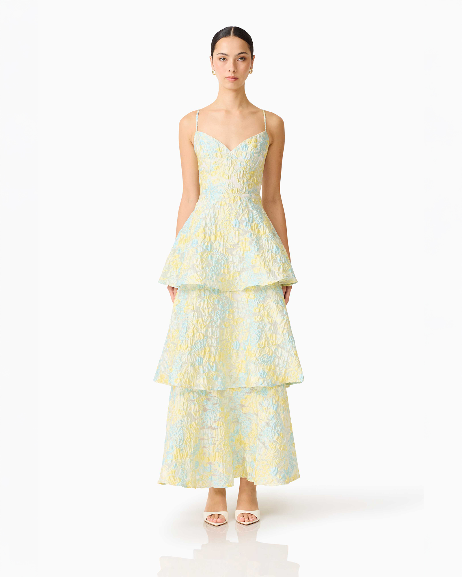 Penelope Tiered Gown