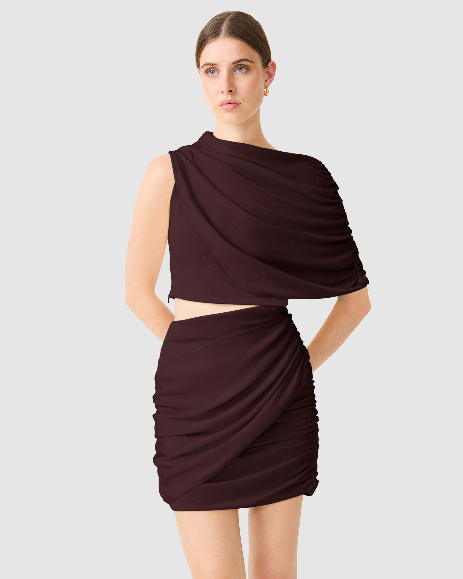 Simone Cape Mini Dress