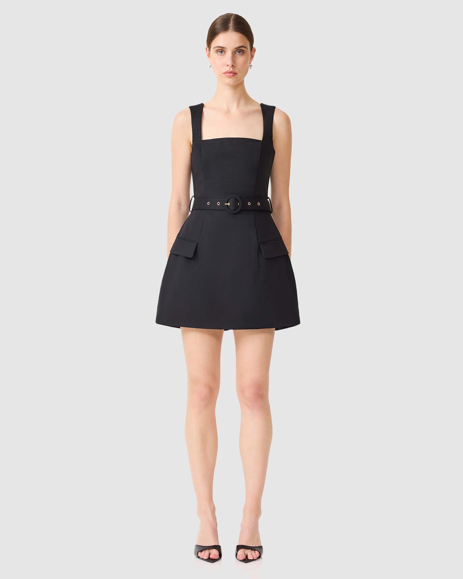 Nydia Square Neck Mini Dress