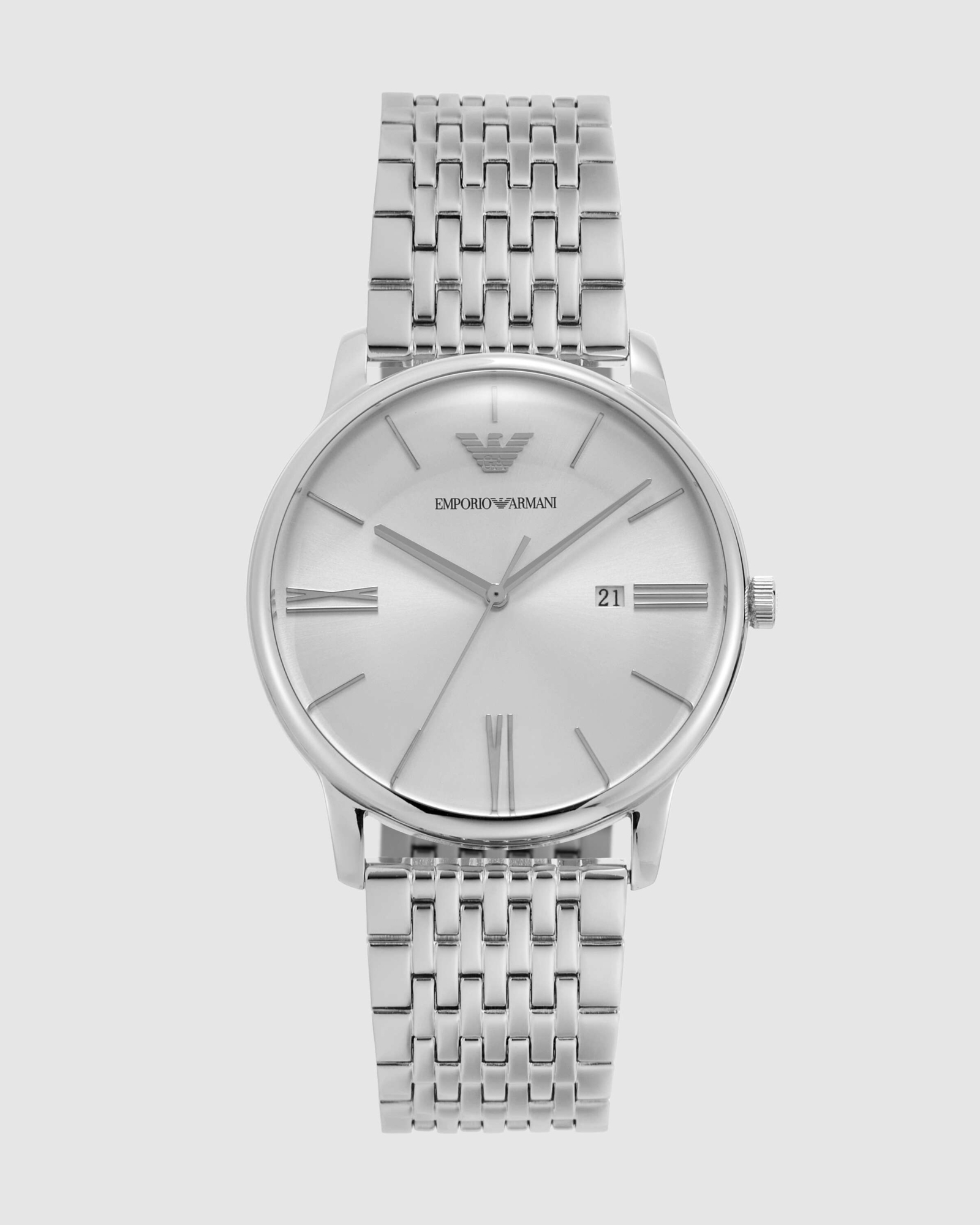 Silver Tone Analogue Watch
