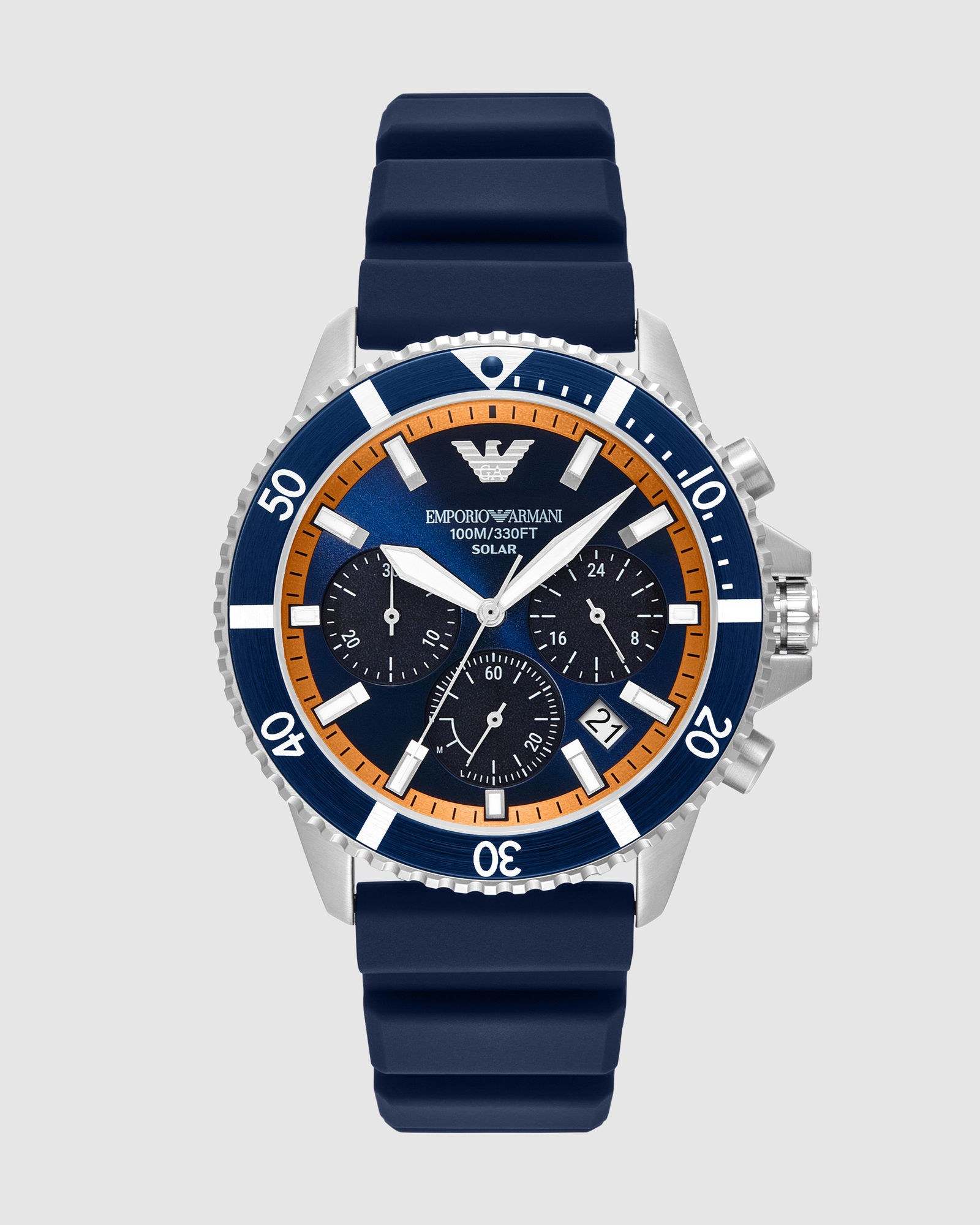 Blue Chronograph Watch