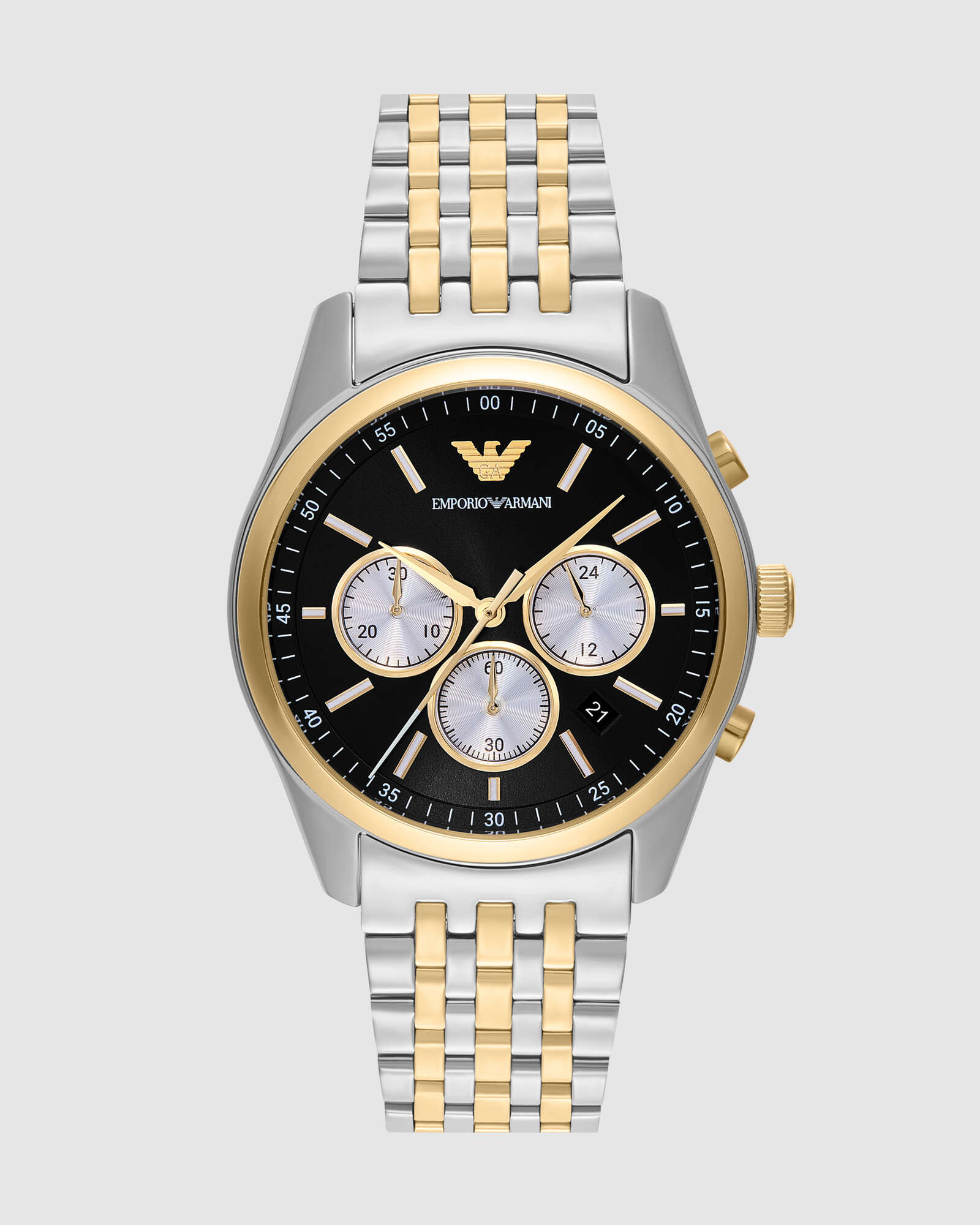 Two Tone Chronograph Watch