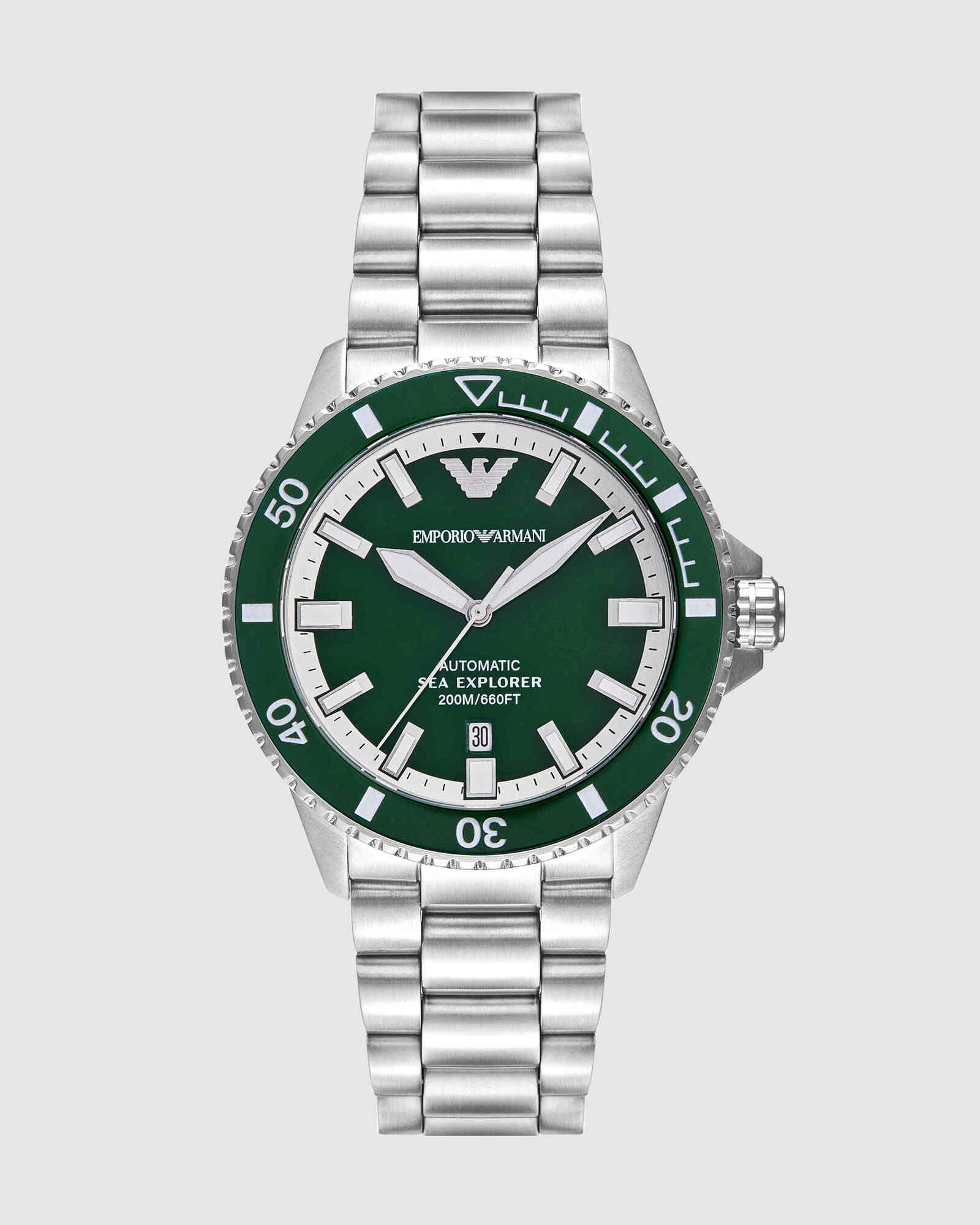 Silver Tone Analogue Watch